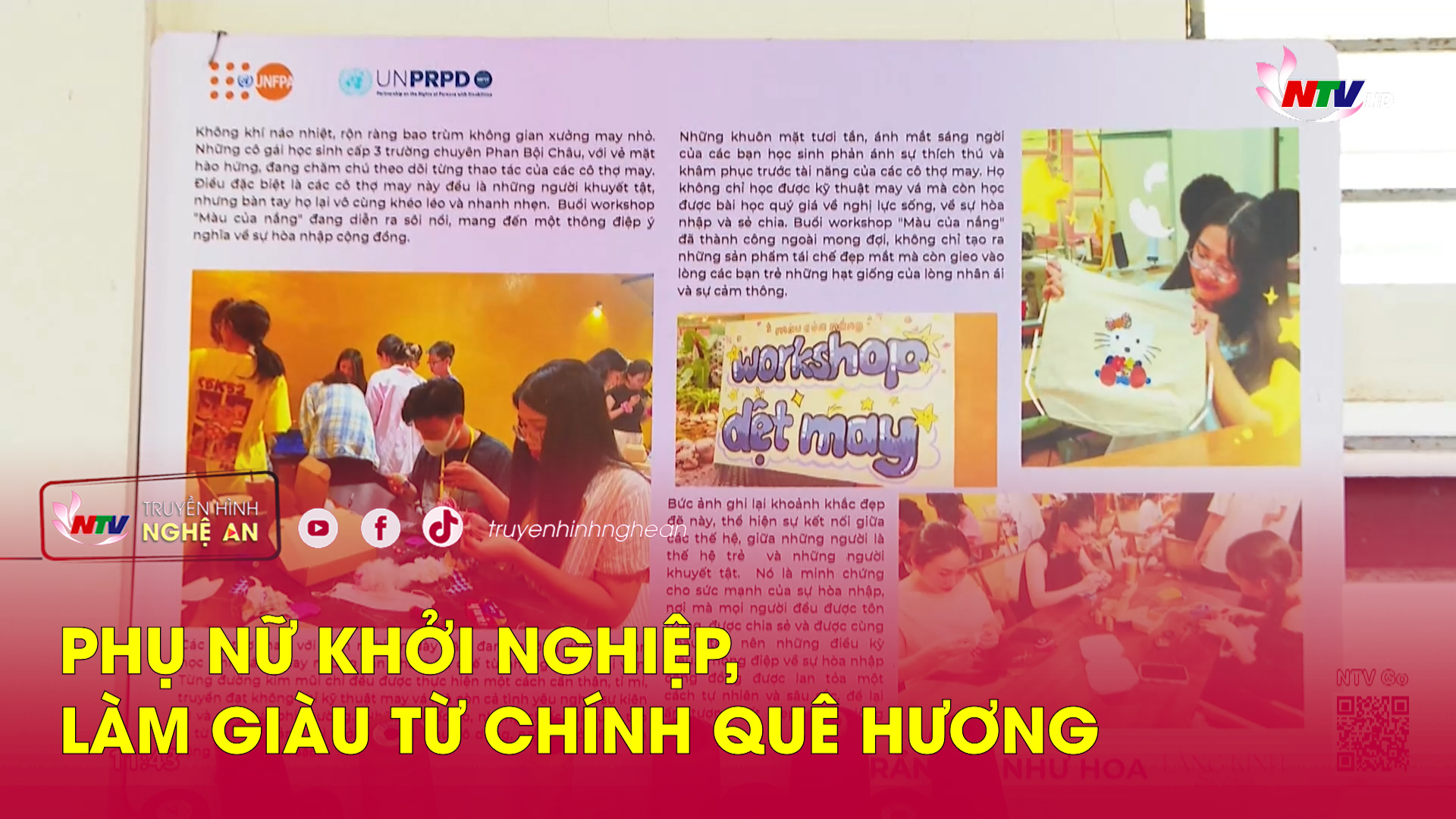Phụ nữ khởi nghiệp, làm giàu từ chính quê hương