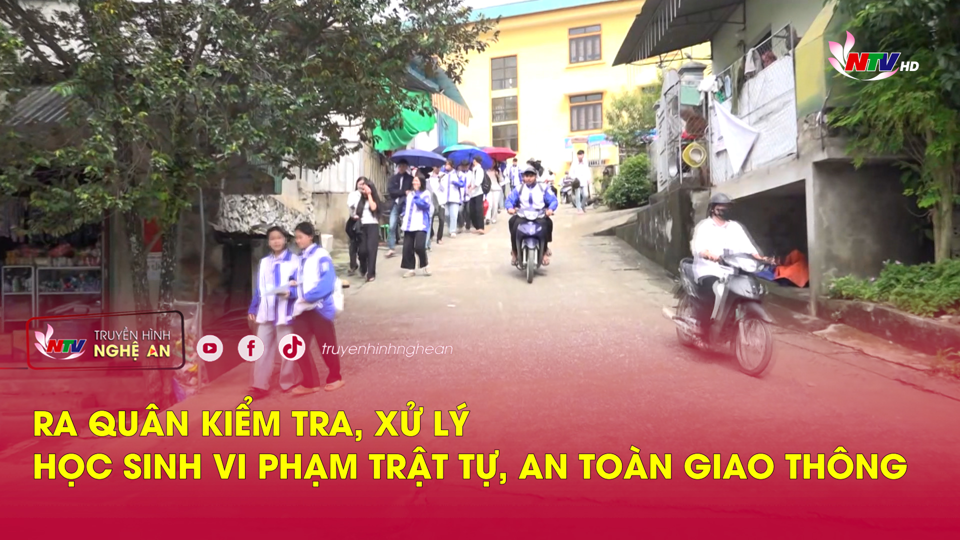 Ra quân kiểm tra, xử lý học sinh vi phạm trật tự, an toàn giao thông