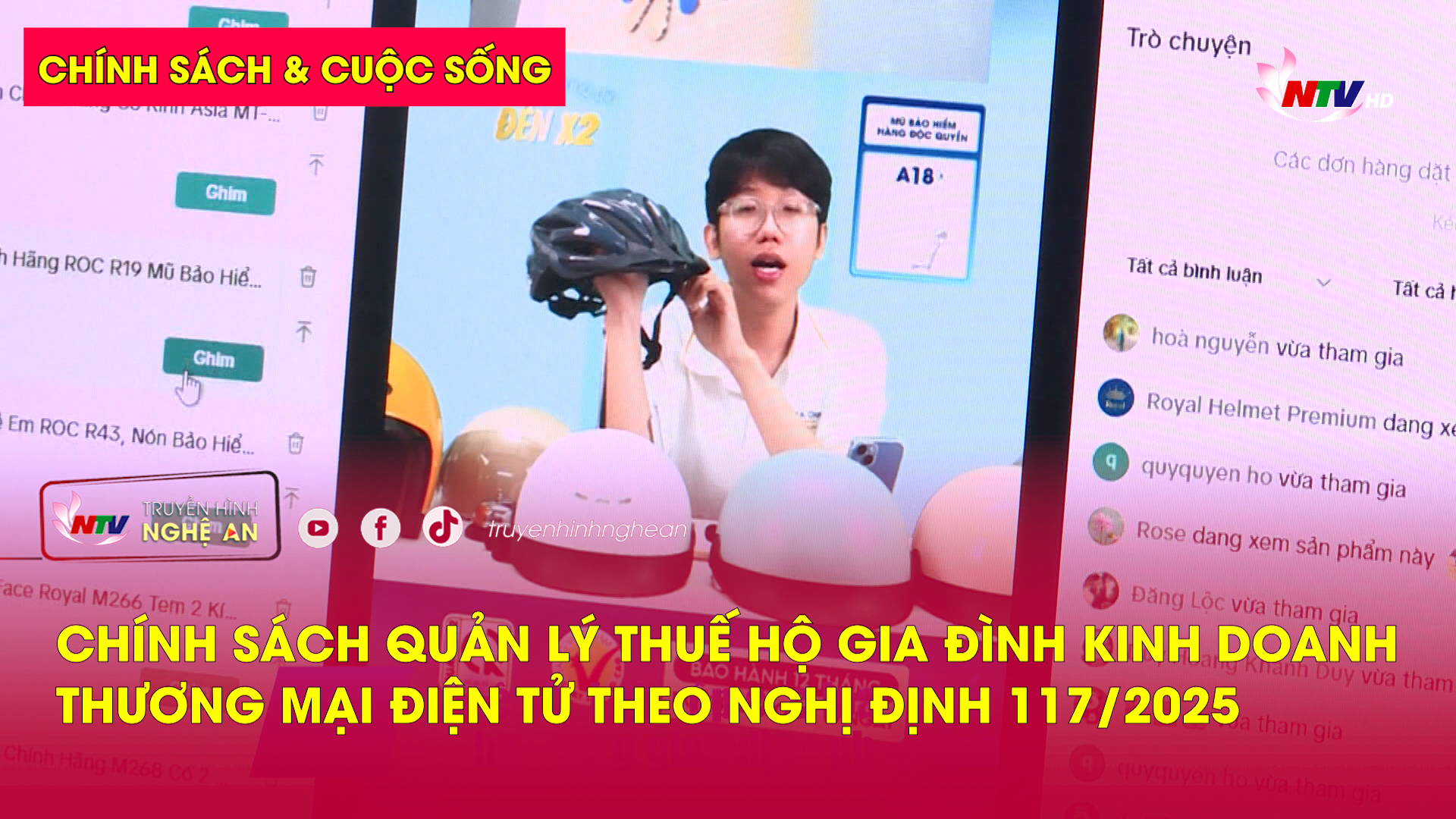 Chính sách & Cuộc sống: Chính sách quản lý thuế hộ gia đình kinh doanh thương mại điện tử theo nghị định 117/2025