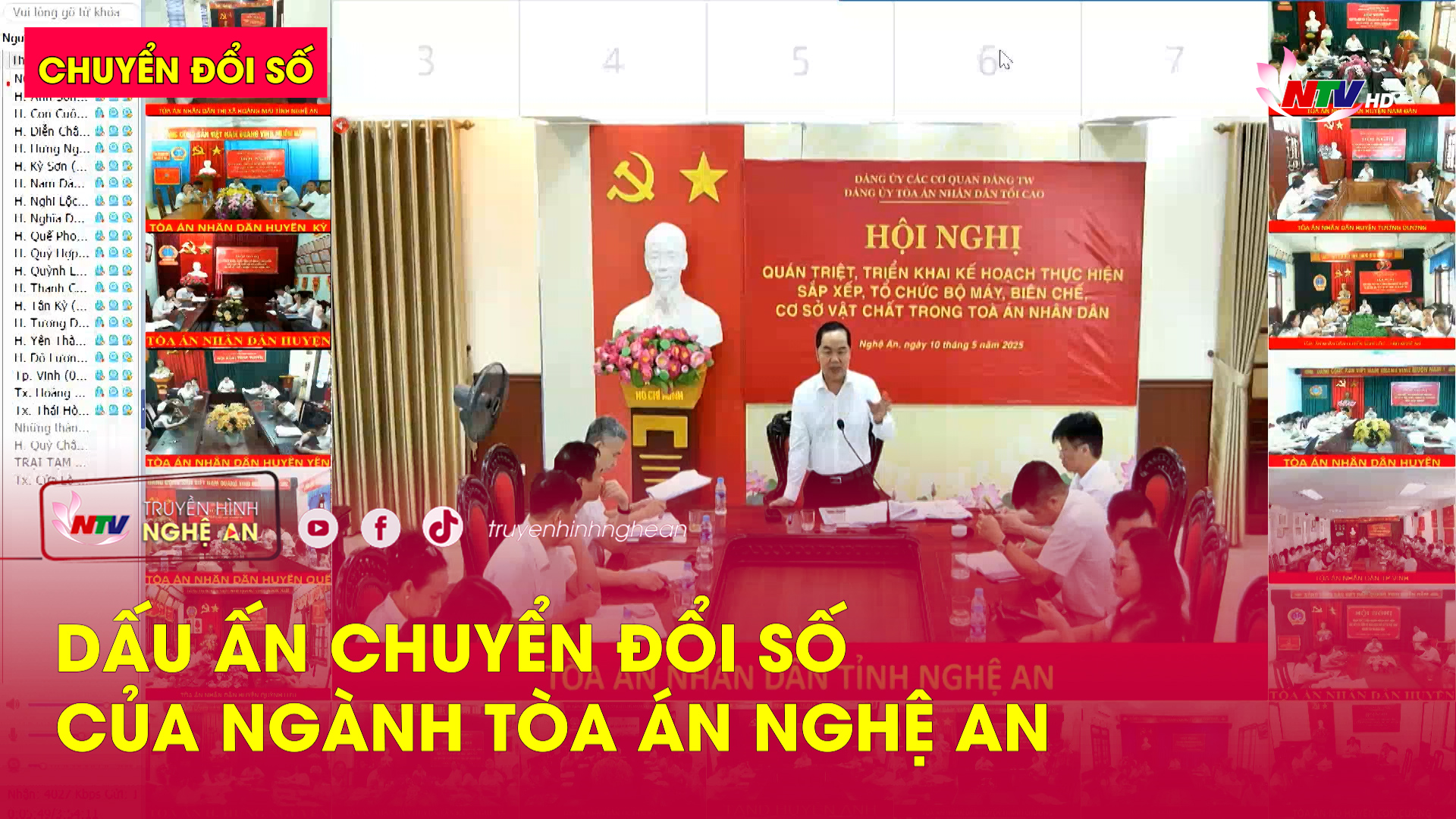 Chuyển đổi số: Dấu ấn chuyển đổi số của ngành Tòa án Nghệ An