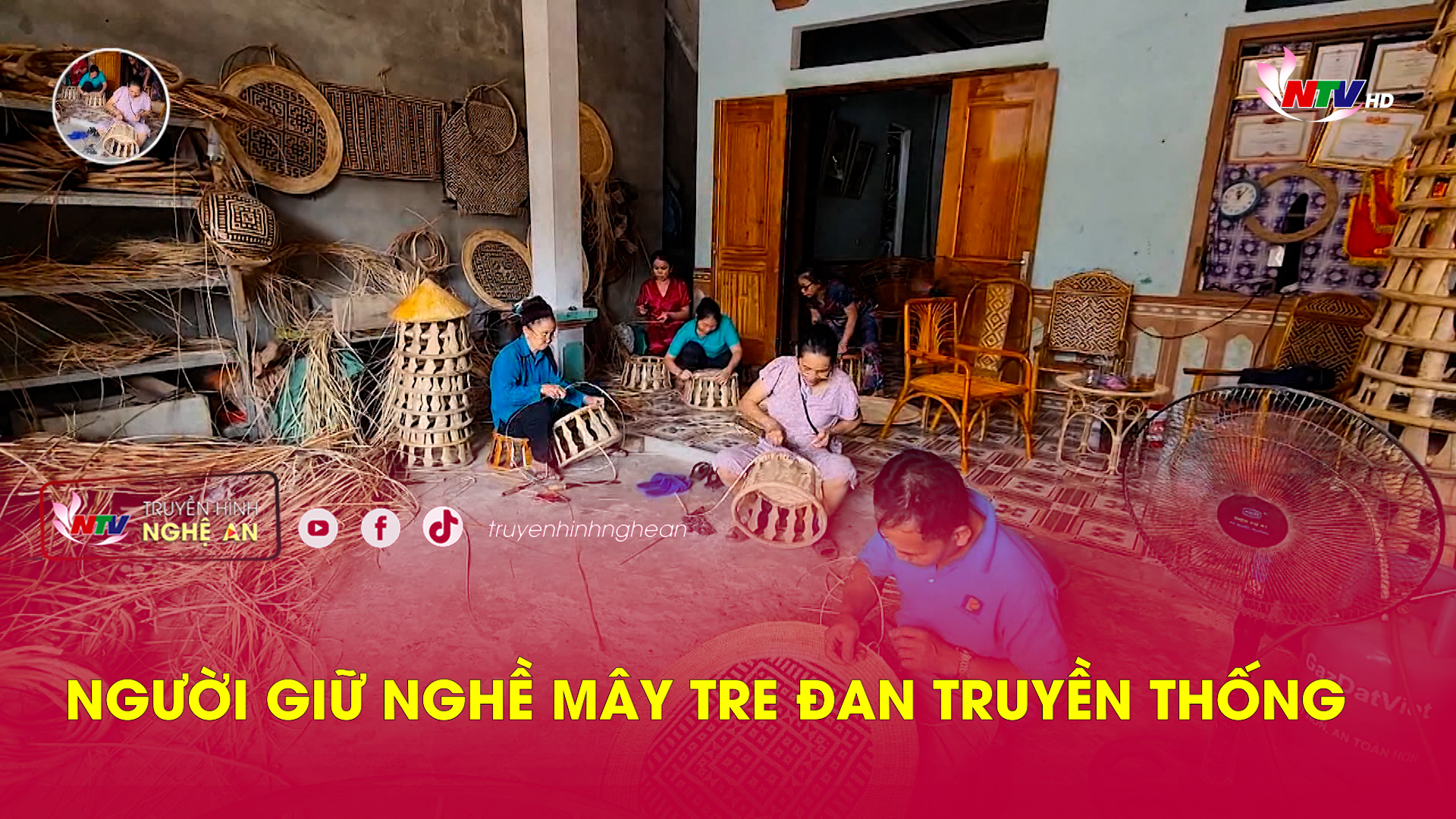 Người giữ nghề mây tre đan truyền thống