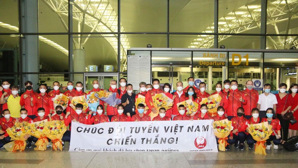 Đoàn Thể thao Việt Nam lên đường tham gia tranh tài ở Olympic Tokyo 2020