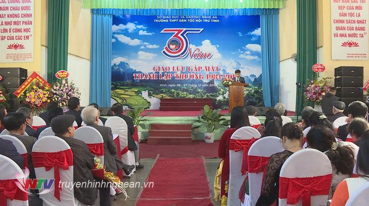 Trường THPT Dân tộc nội trú Nghệ An kỷ niệm 35 năm thành lập