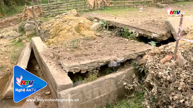 Hơn 14 Km quốc lộ 48D qua huyện Quế Phong không được duy tu, sửa chữa