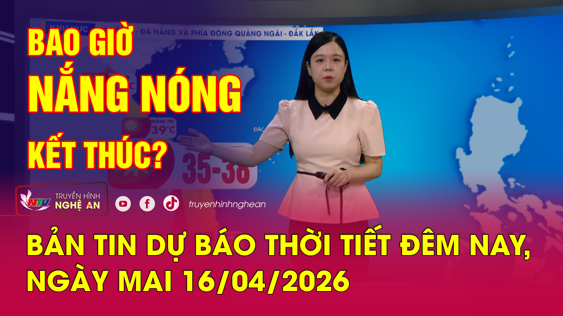 Dự báo thời tiết đêm nay, ngày mai - 16/04/2026: