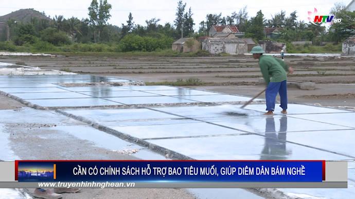 Cần có chính sách hỗ trợ bao tiêu muối, giúp diêm dân bám nghề