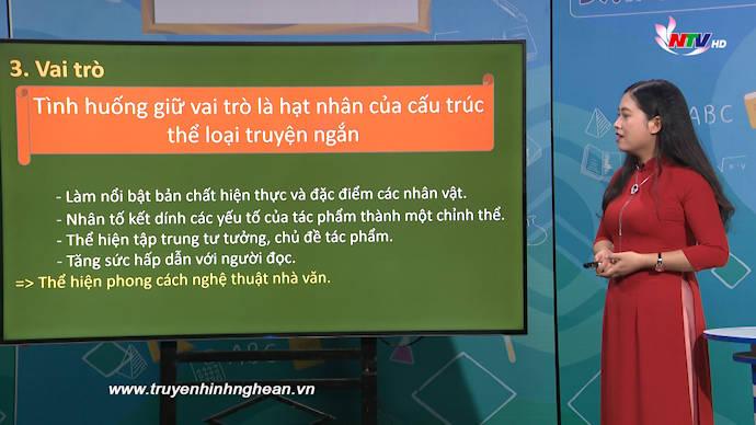 Ngữ văn 12: Kĩ năng nghị luận về tình huống truyện trong truyện ngắn hiện đại