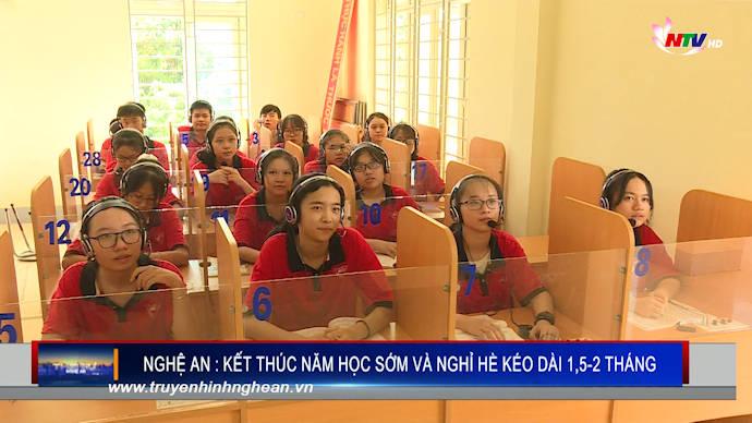 Nghệ An : Kết thúc năm học sớm và nghỉ hè kéo dài 1,5-2 tháng