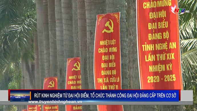 Rút kinh nghiệm từ Đại hội điểm, tổ chức thành công Đại hội Đảng cấp trên cơ sở