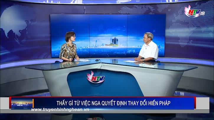 Thấy gì từ viêc Nga quyết định thay đổi Hiến Pháp?