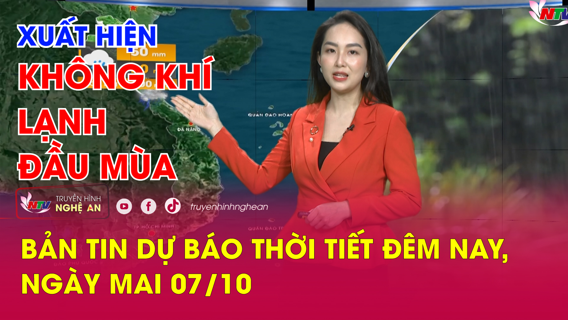 Dự báo Thời tiết đêm 06/10, ngày 07/10/2023: Xuất hiện không khí lạnh đầu mùa