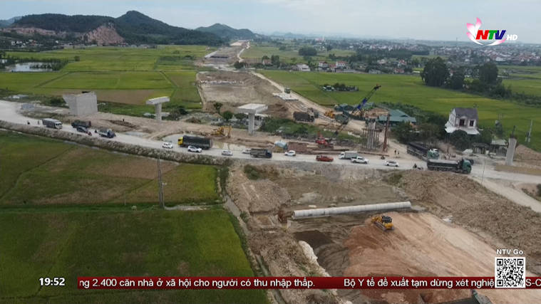Diễn Châu: Chưa hoàn thành GPMB dự án đường bộ cao tốc Bắc - Nam theo tiến độ cam kết