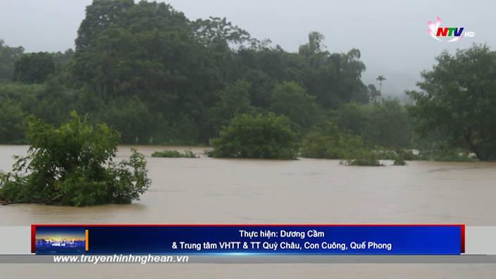 Nghệ An: Mưa lớn nhiều địa phương bị ảnh hưởng