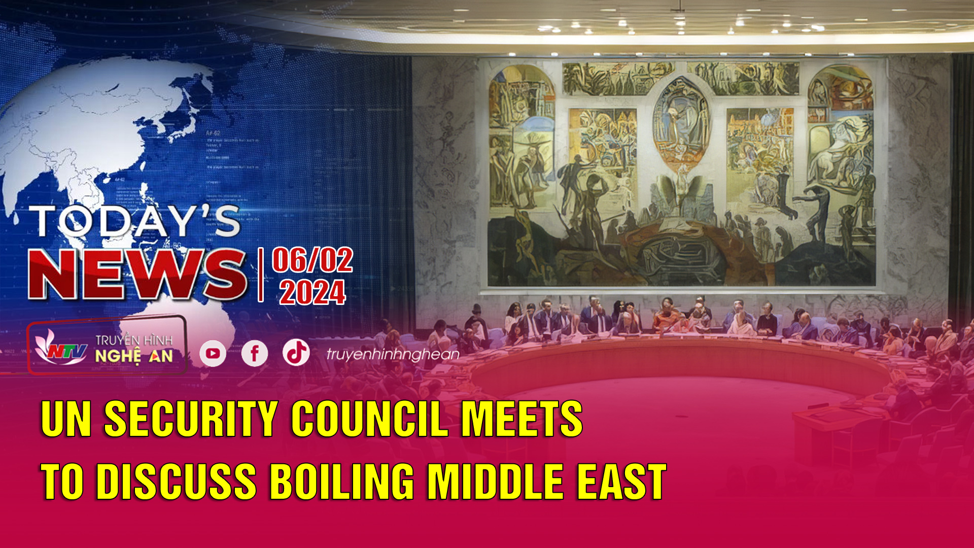 Today's News - 06/02/2024: UN Security Council meets to discuss boiling Middle East