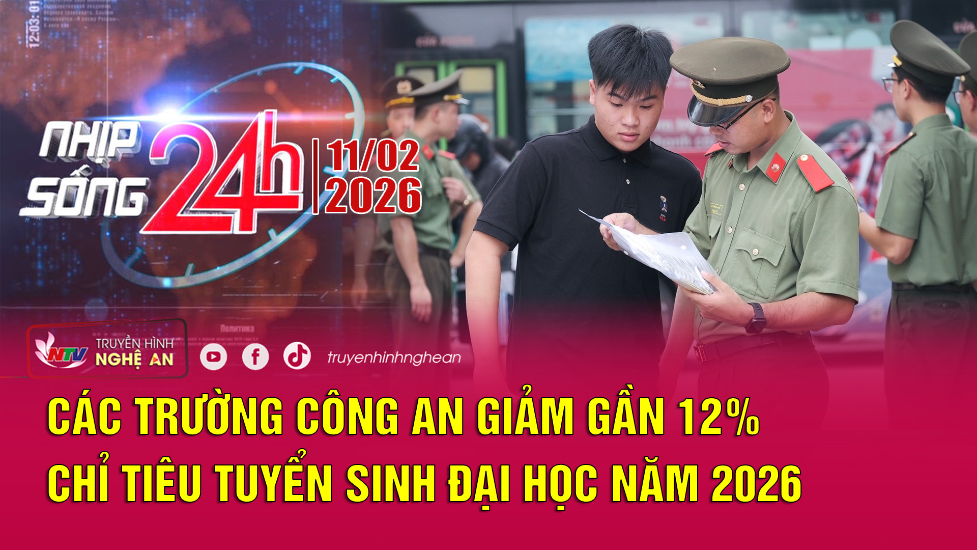 Bản tin Nhịp sống 24h - 11/02/2026