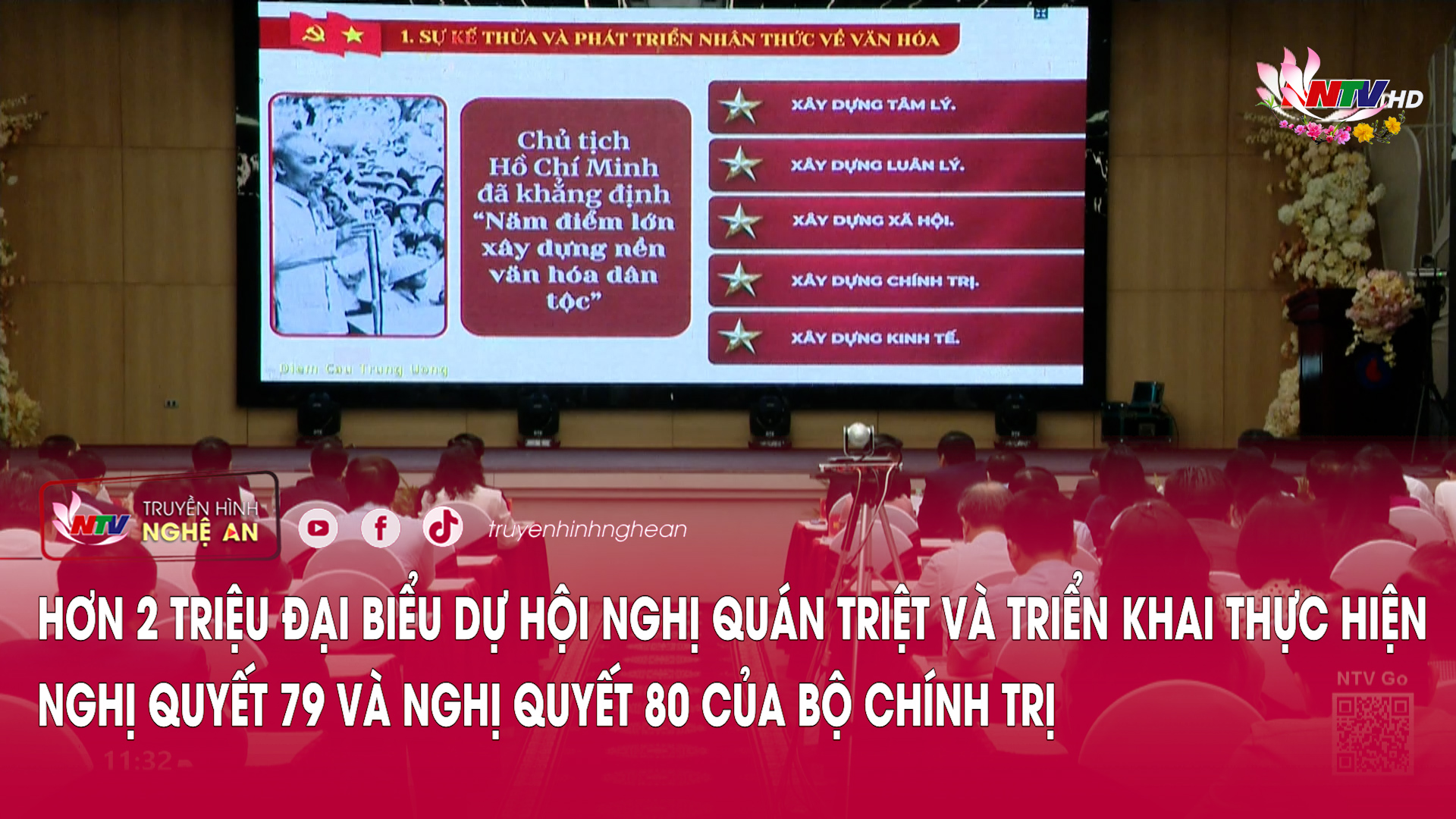 Hơn 2 triệu đại biểu dự hội nghị quán triệt và triển khai thực hiện Nghị quyết 79 và Nghị quyết 80 của bộ Chính trị