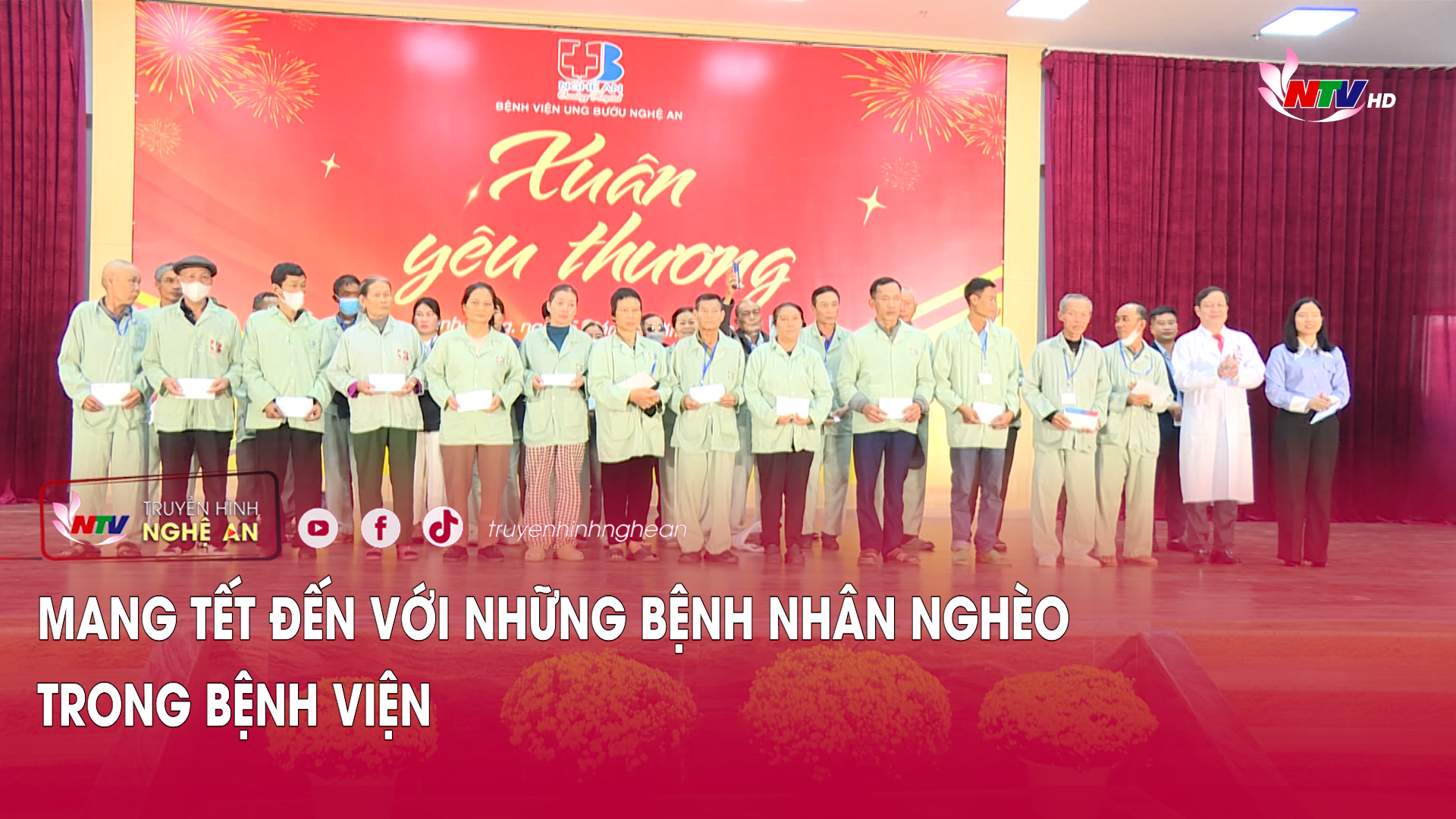 Mang Tết đến với những bệnh nhân nghèo trong bệnh viện