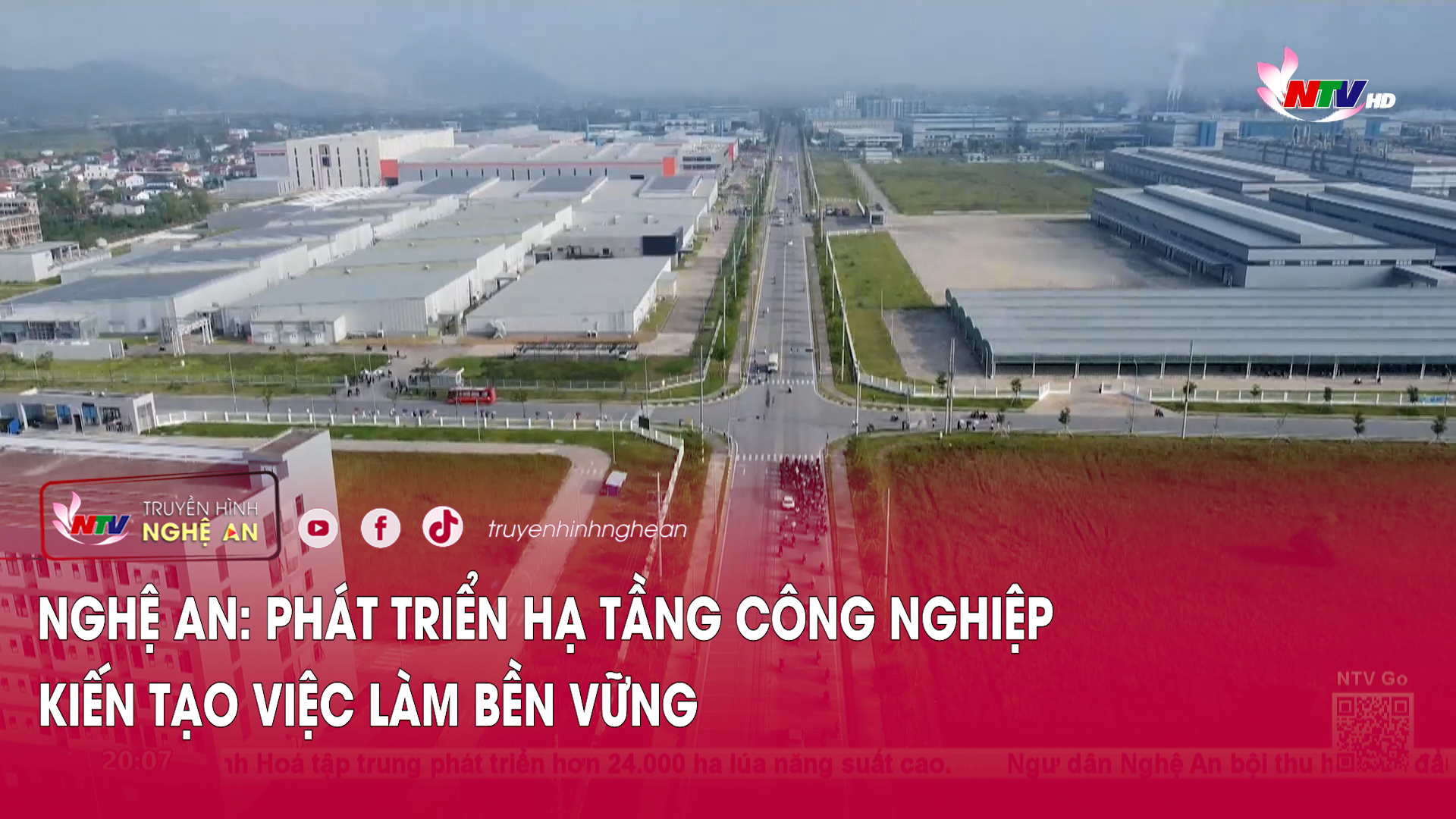 Nghệ An: Phát triển hạ tầng công nghiệp - Kiến tạo việc làm bền vững