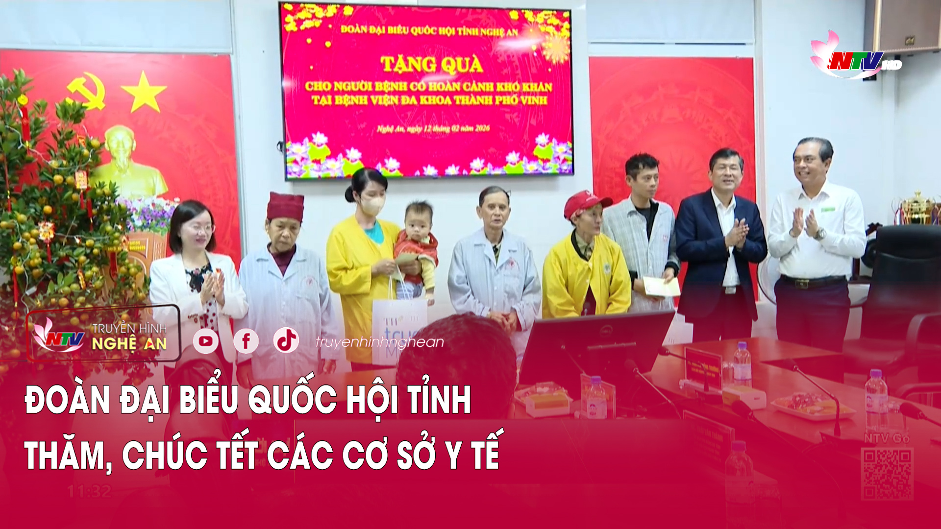 Đoàn đại biểu Quốc hội tỉnh thăm, chúc Tết các cơ sở y tế