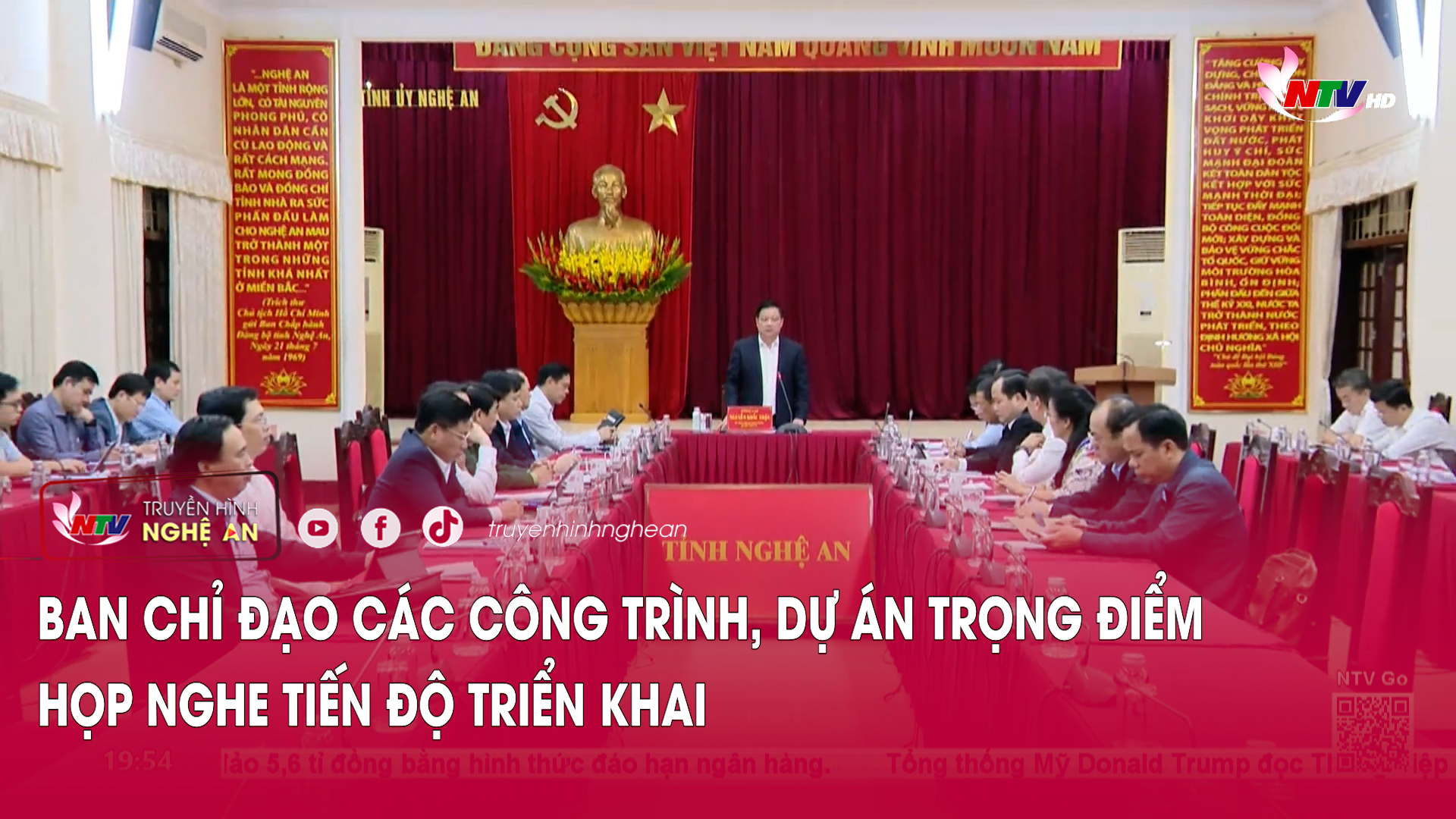 Ban Chỉ đạo các công trình, dự án trọng điểm họp nghe tiến độ triển khai