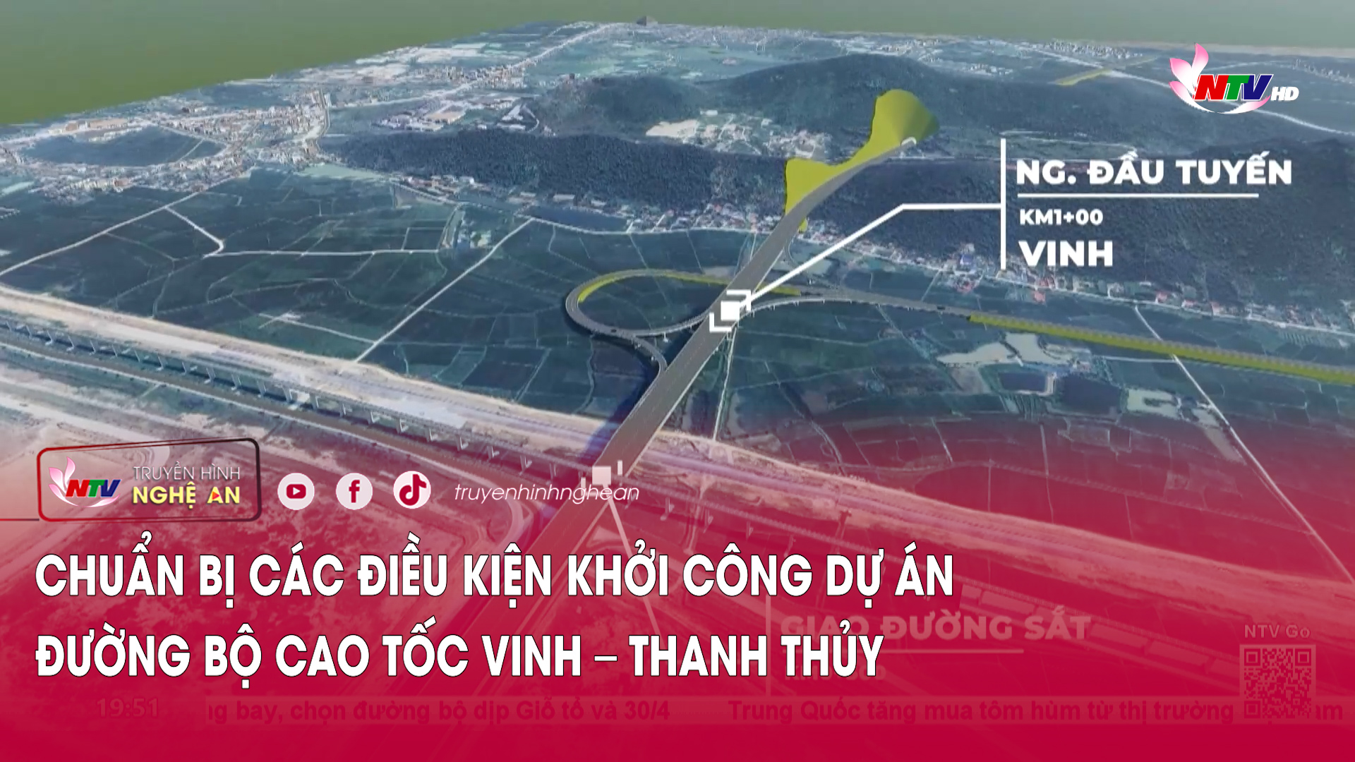 Chuẩn bị các điều kiện khởi công Dự án Đường bộ cao tốc Vinh – Thanh Thủy