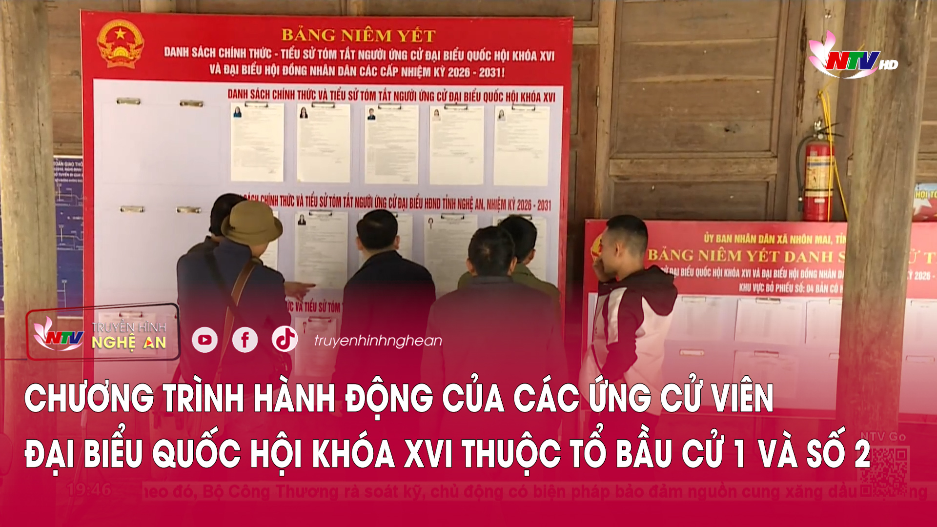Chương trình hành động của các ứng cử viên đại biểu Quốc hội khóa XVI thuộc tổ bầu cử số 1 và số 2