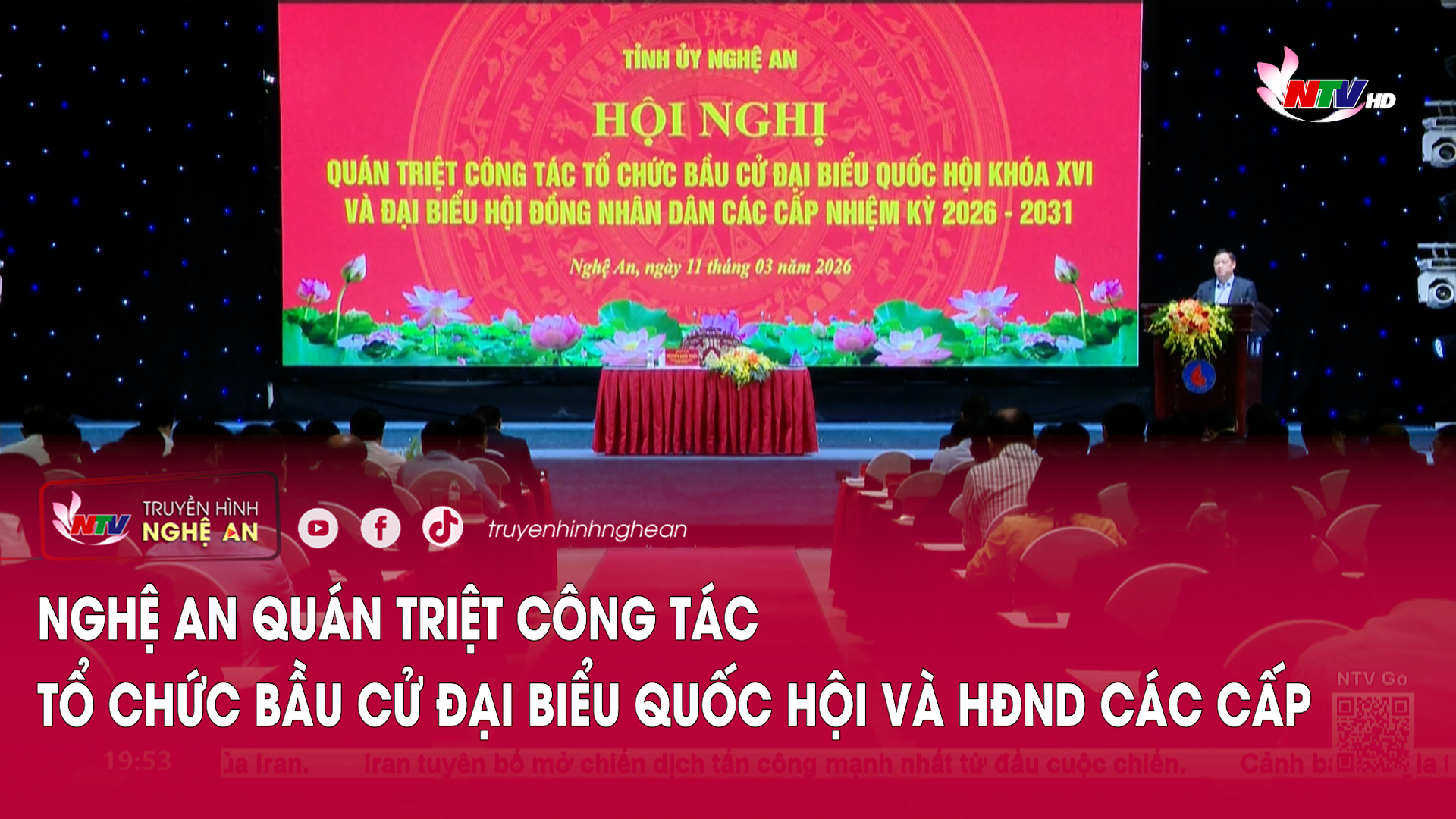 Nghệ An quán triệt công tác tổ chức bầu cử đại biểu Quốc hội và HĐND các cấp