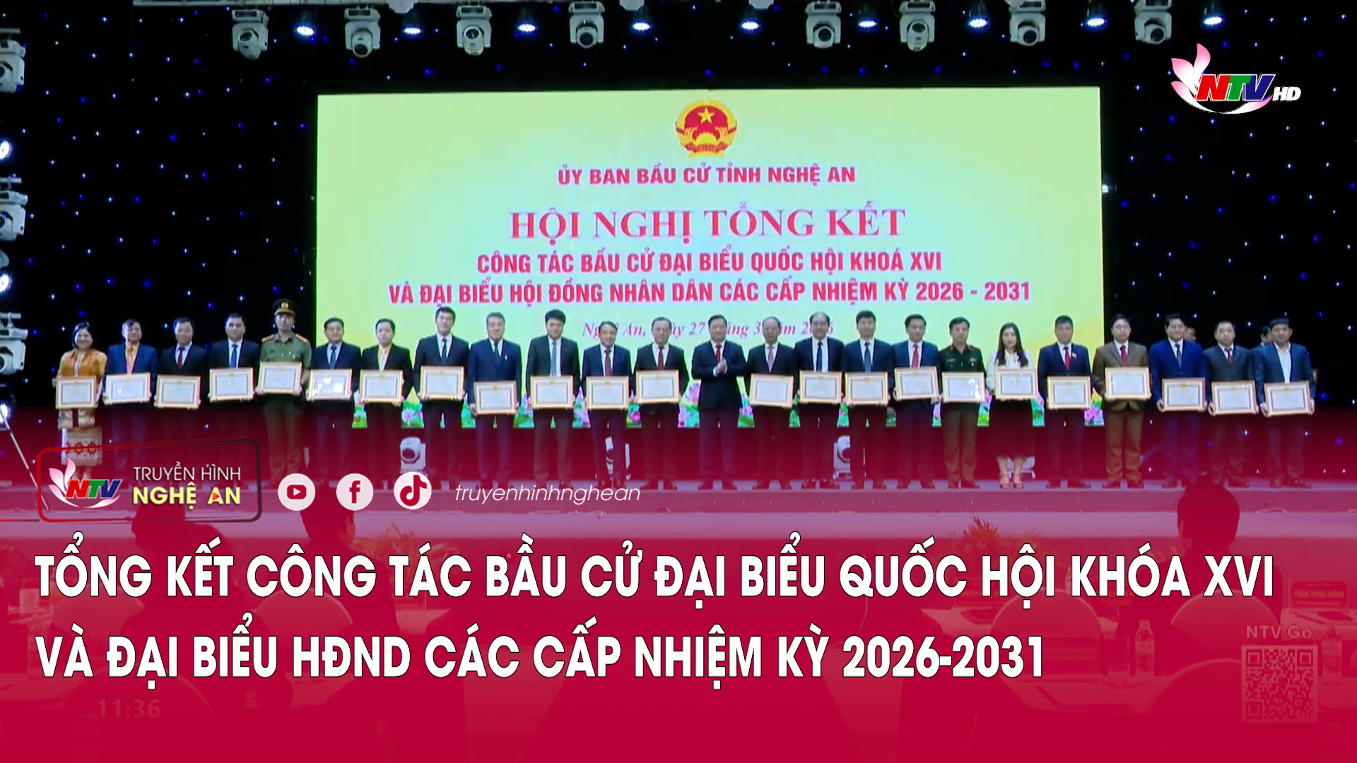 Tổng kết công tác bầu cử đại biểu Quốc hội khóa XVI và đại biểu HĐND các cấp nhiệm kỳ 2026-2031
