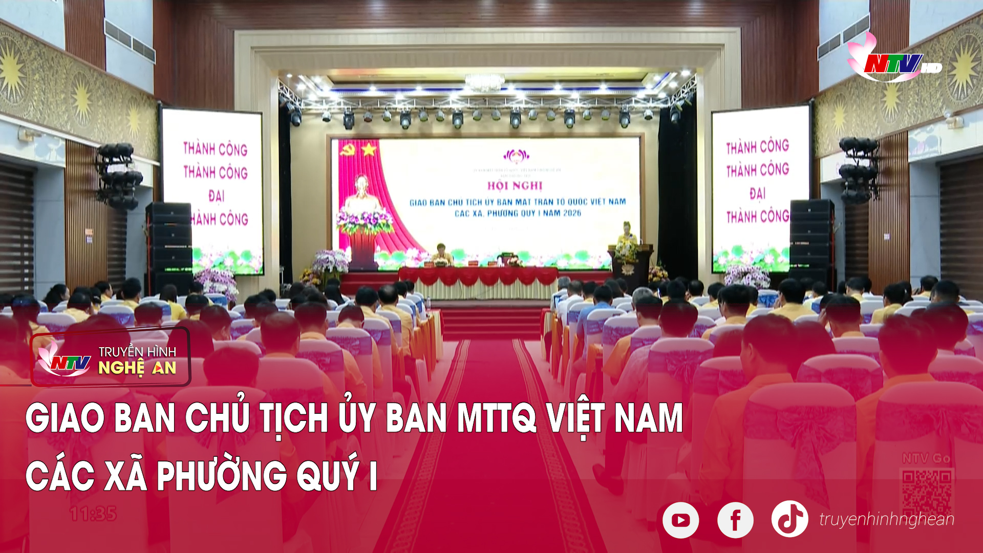 Giao ban Chủ tịch Ủy ban MTTQ Việt Nam các xã phường quý I
