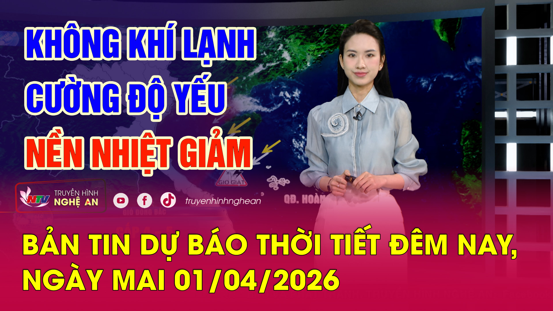 Dự báo thời tiết đêm nay, ngày mai - 01/04/2026