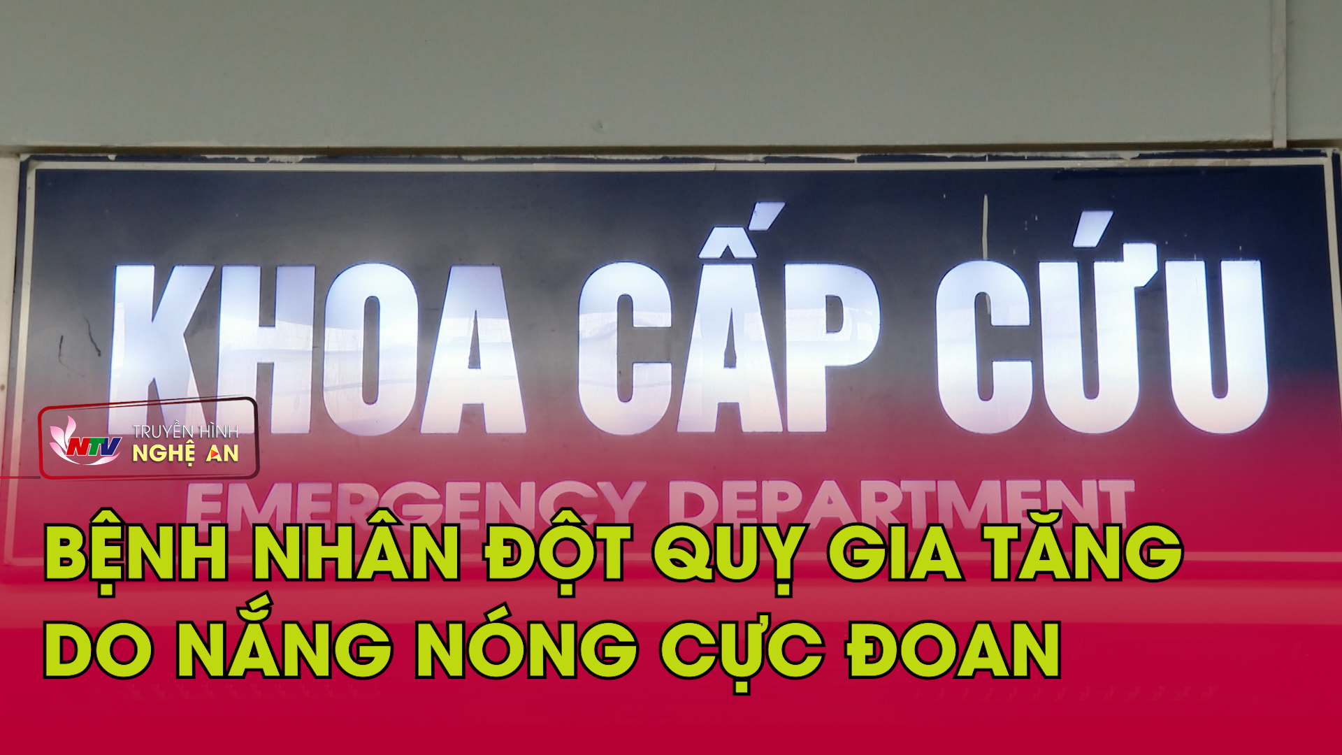 Bệnh nhân đột quỵ gia tăng do nắng nóng cực đoan