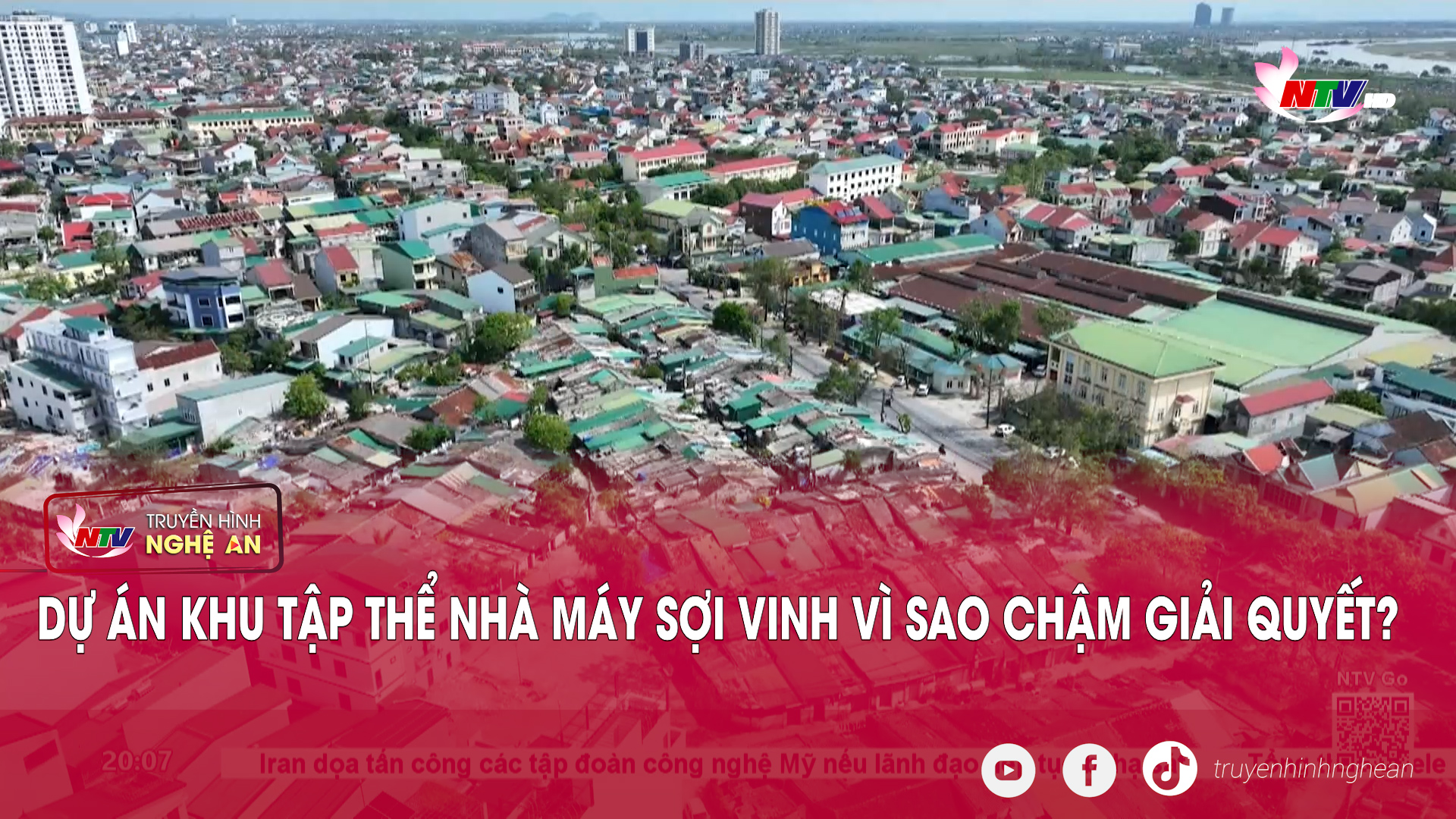 Dự án khu tập thể nhà máy sợi Vinh vì sao chậm giải quyết?