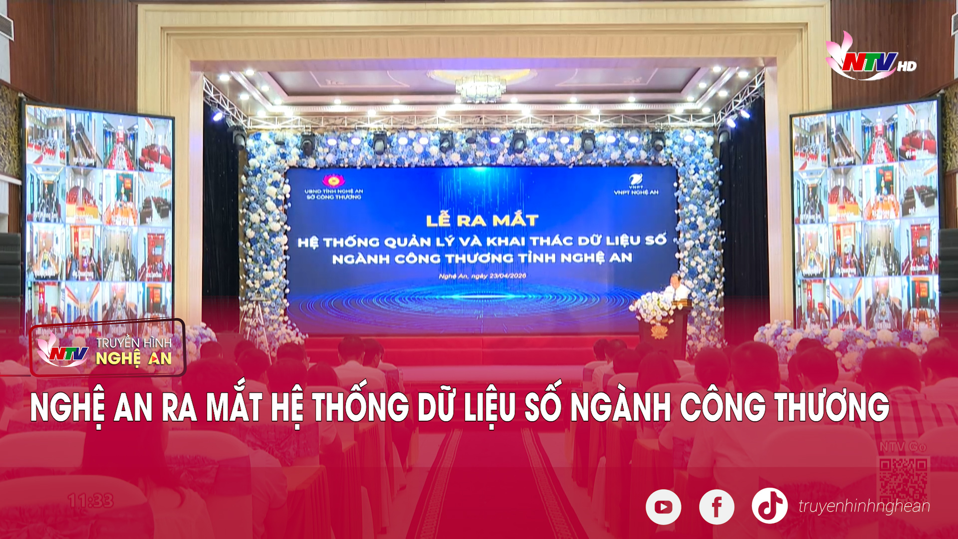Nghệ An ra mắt hệ thống dữ liệu số ngành Công Thương