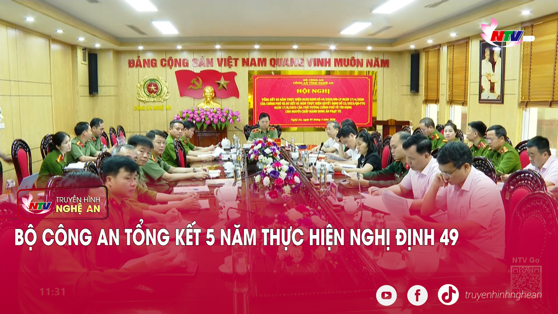 Bộ Công an tổng kết 5 năm thực hiện Nghị định 49