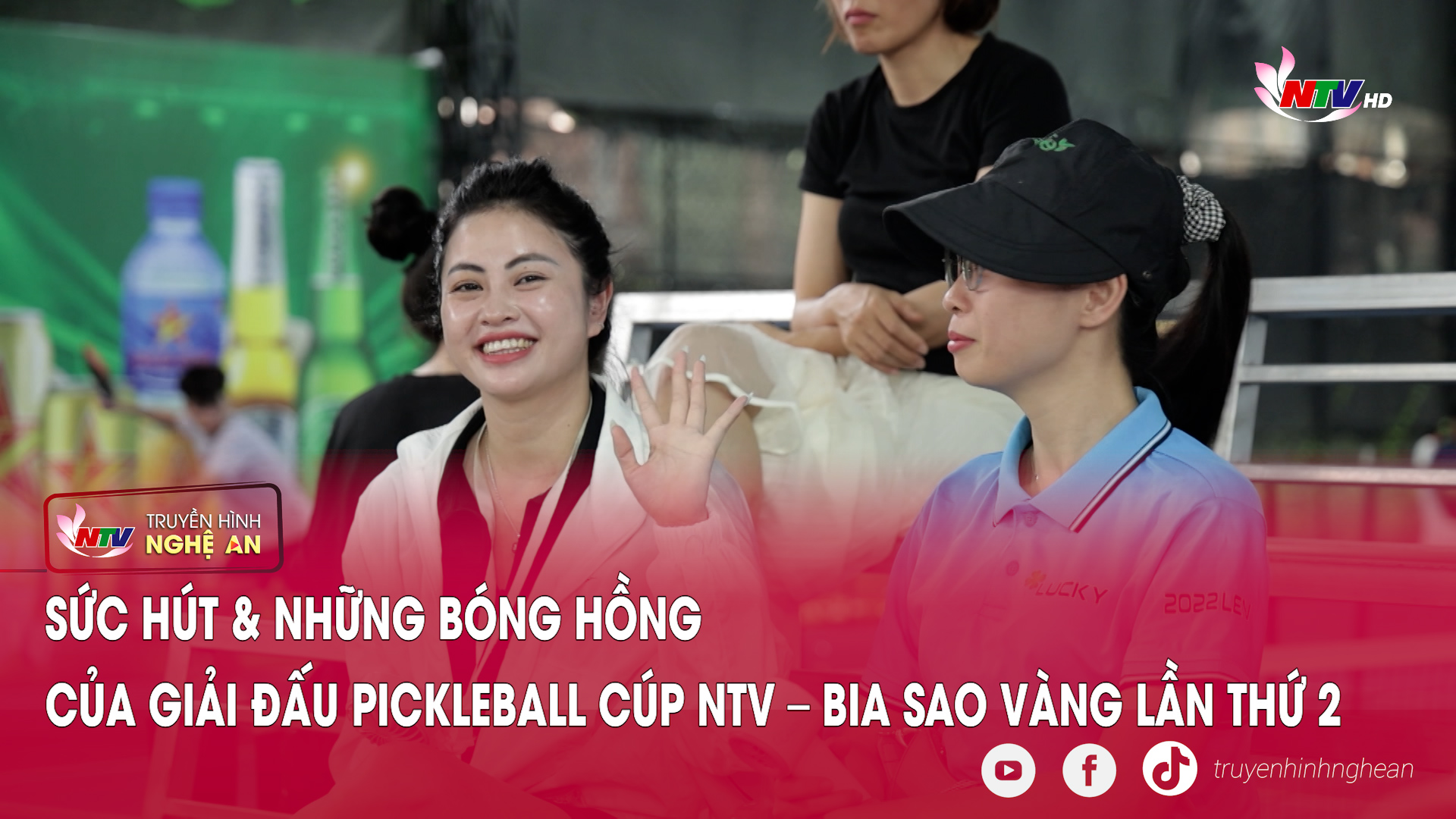 Sức hút & những bóng hồng của giải đấu pickleball Cúp NTV – Bia Sao Vàng lần thứ 2