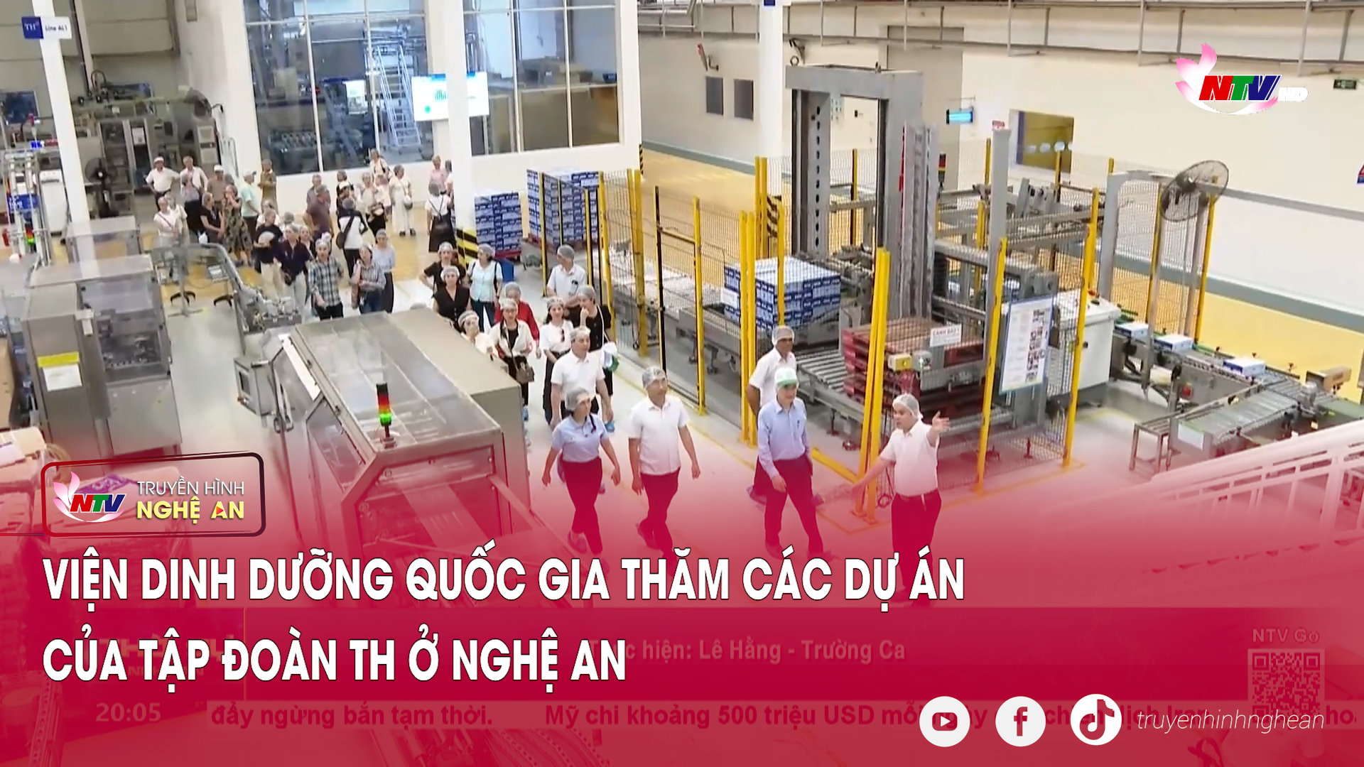 Viện Dinh dưỡng Quốc gia thăm các dự án của Tập đoàn TH ở Nghệ An