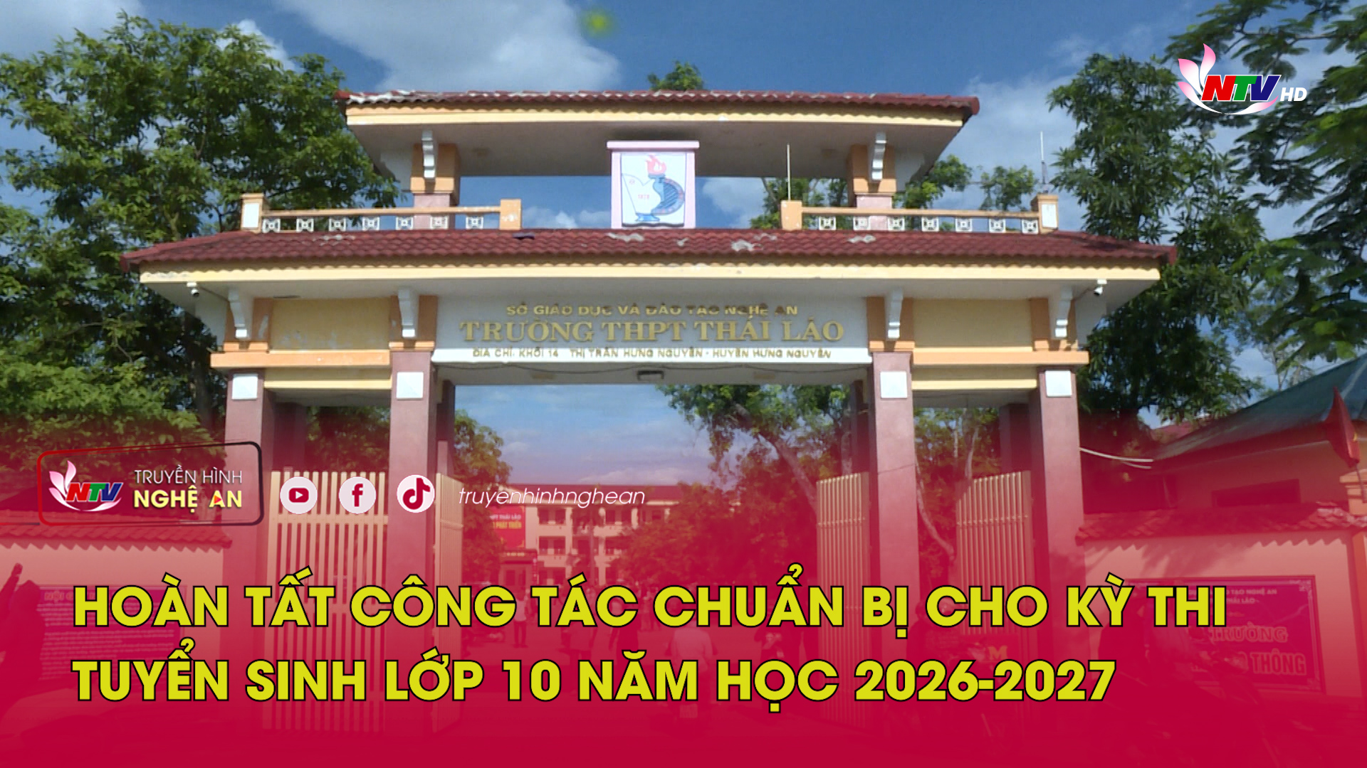 Hoàn tất công tác chuẩn bị cho kỳ thi tuyển sinh lớp 10 năm học 2026-2027