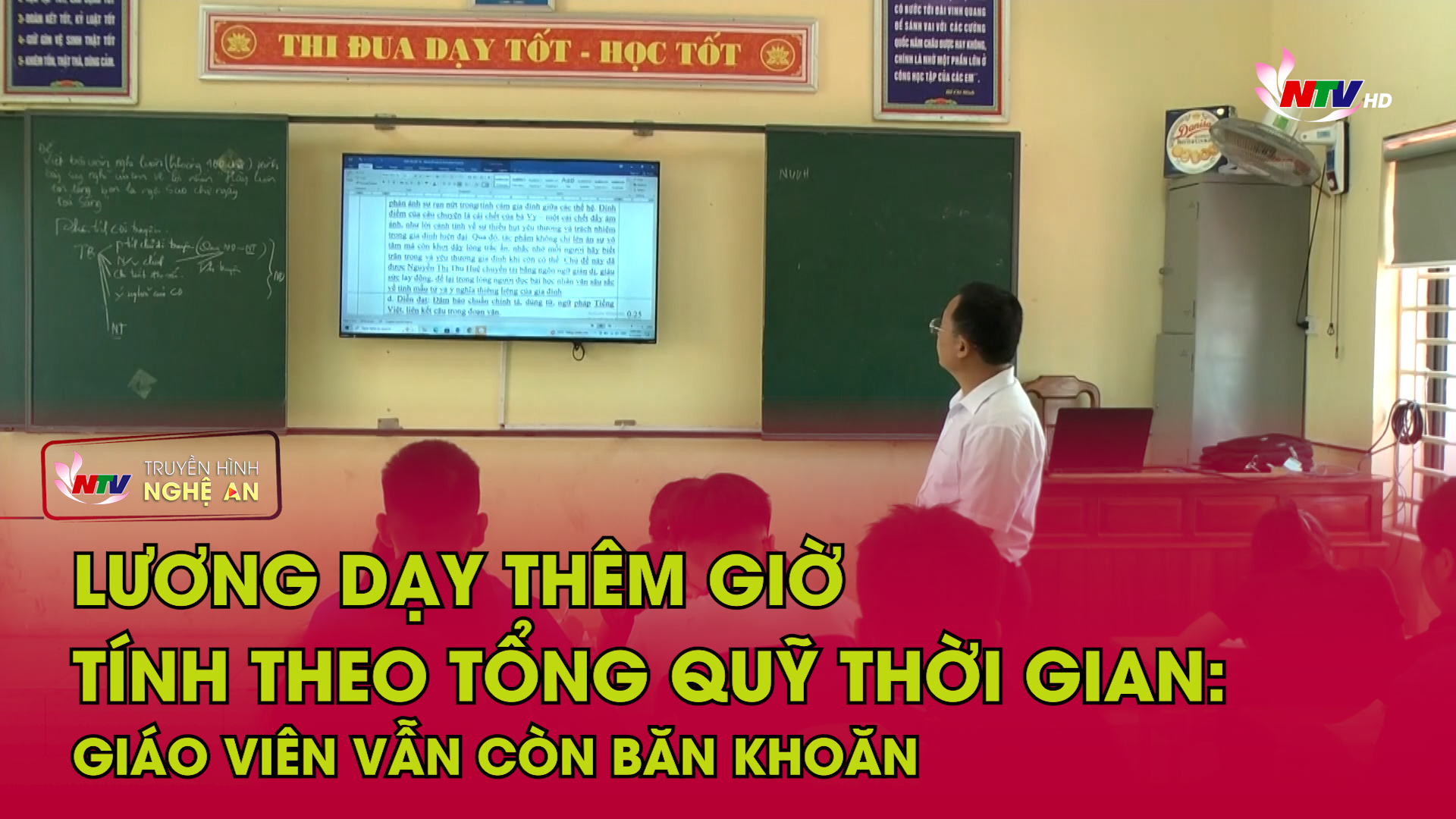 Lương dạy thêm giờ tính theo tổng quỹ thời gian: Giáo viên vẫn còn trăn trở