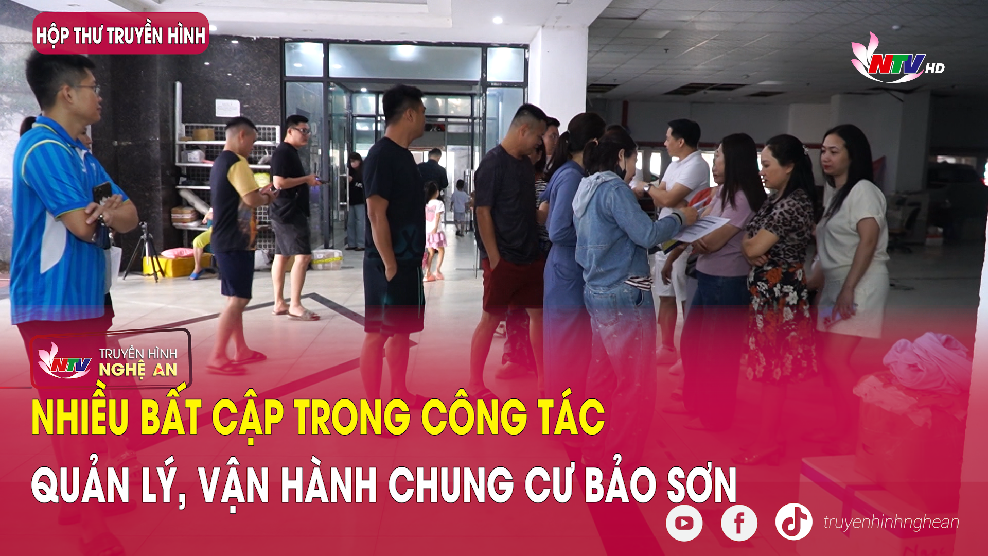 Hộp thư truyền hình: Nhiều bất cập trong công tác quản lý, vận hành chung cư Bảo Sơn
