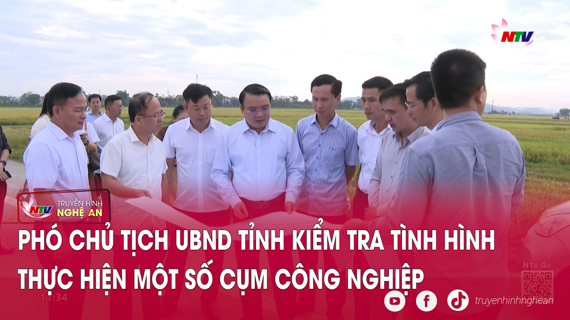 Phó Chủ tịch UBND tỉnh kiểm tra tình hình thực hiện một số cụm công nghiệp