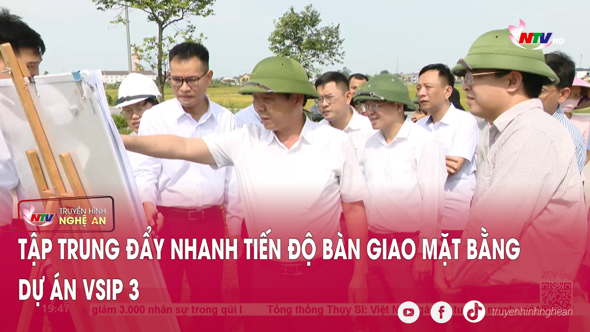 Tập trung đẩy nhanh tiến độ bàn giao mặt bằng dự án VSIP 3