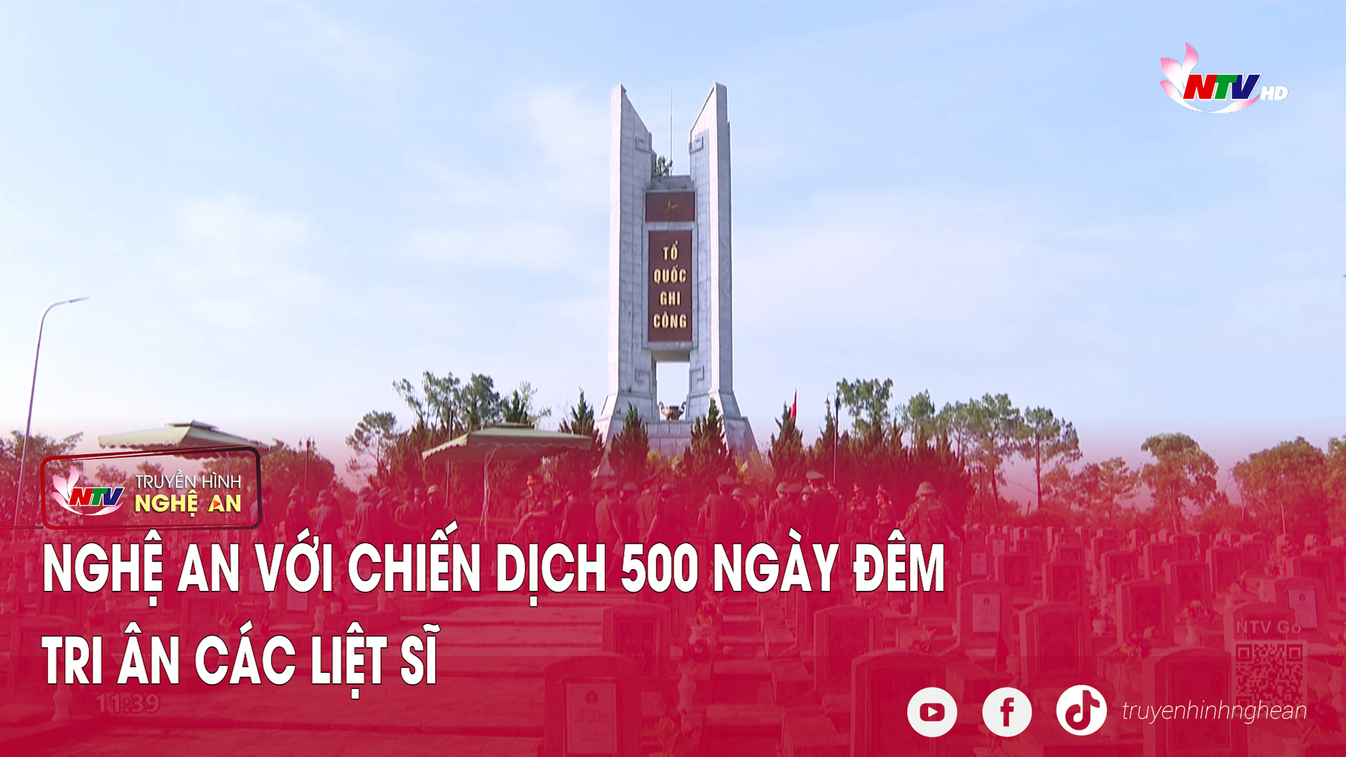 Nghệ An với chiến dịch 500 ngày đêm tri ân các liệt sĩ