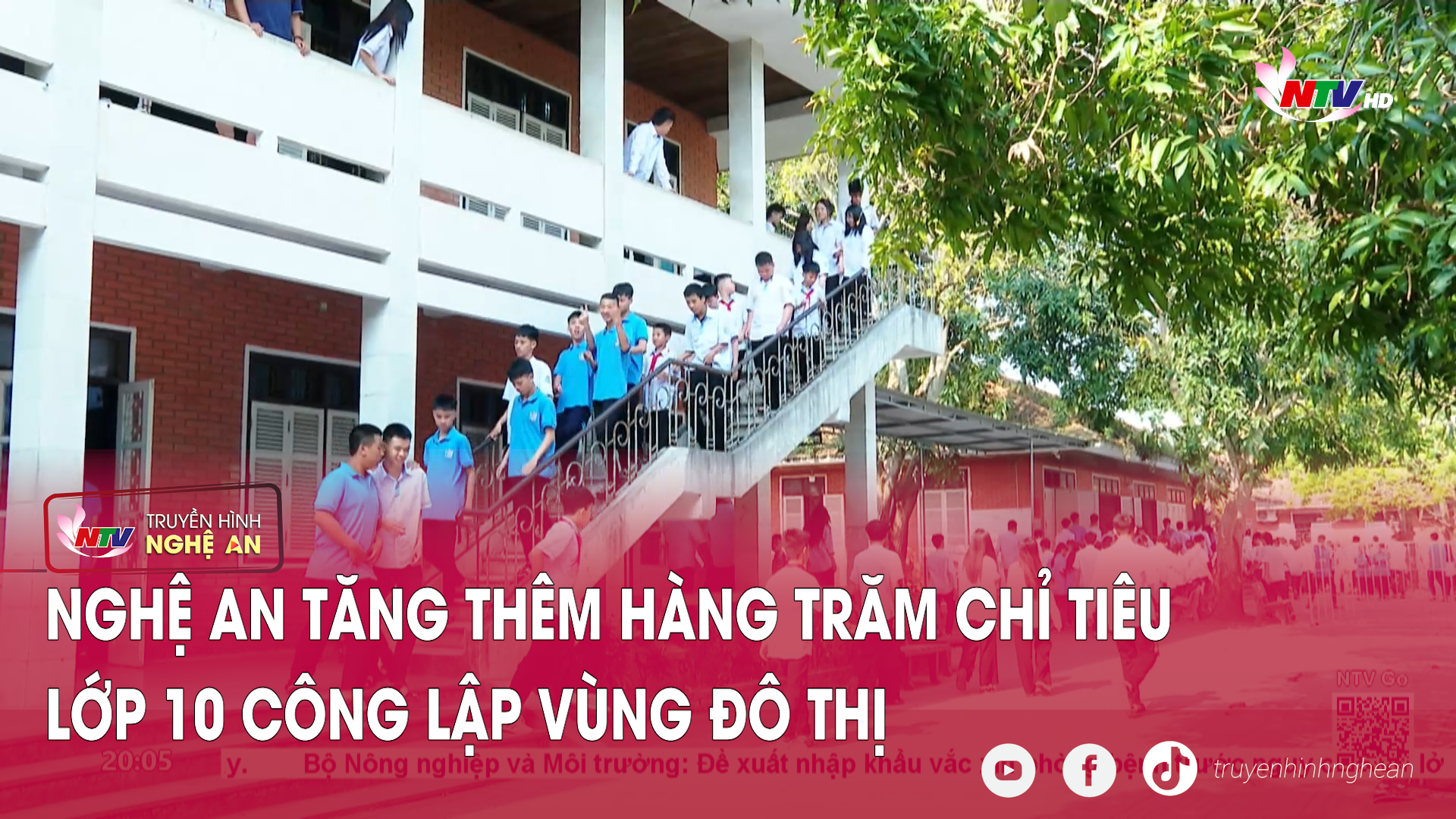 Nghệ An tăng thêm hàng trăm chỉ tiêu lớp 10 công lập vùng đô thị