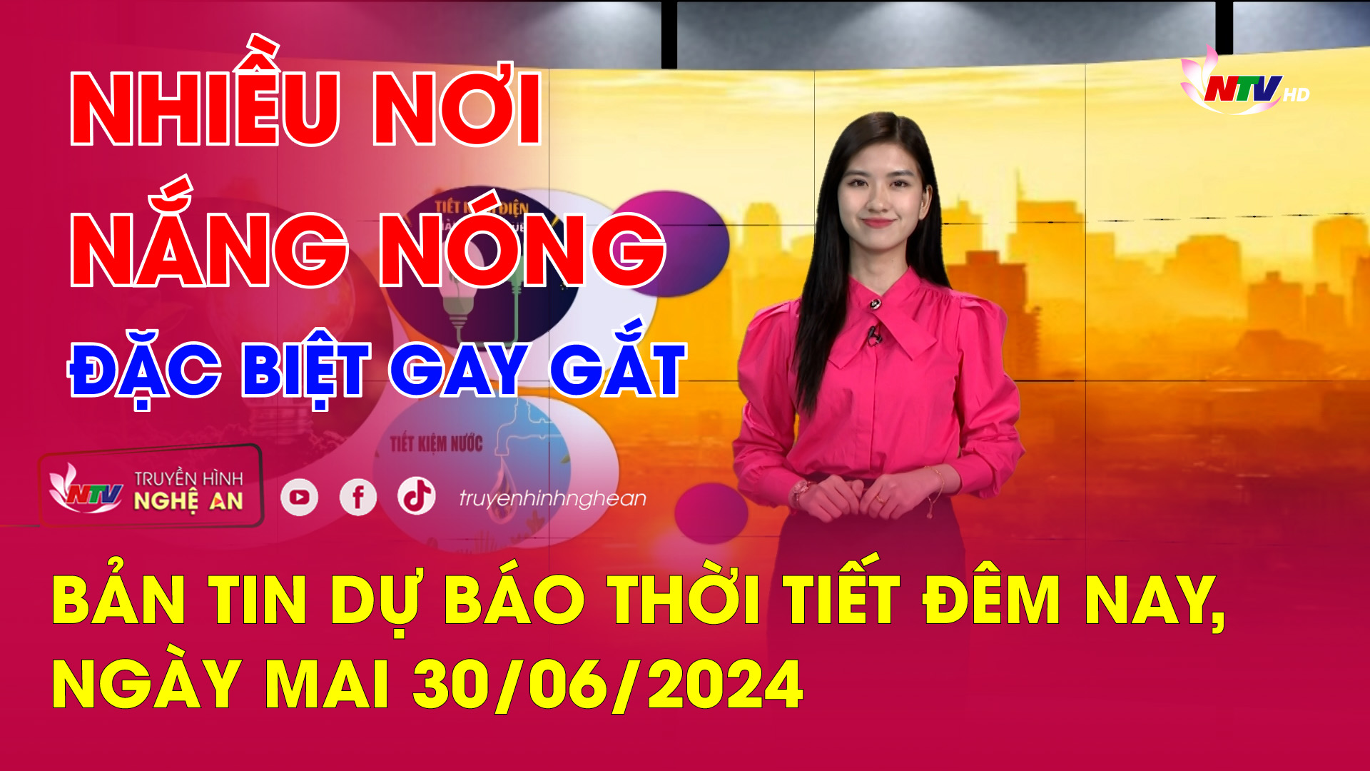 Bản tin Dự báo thời tiết đêm nay, ngày mai 30/06/2024