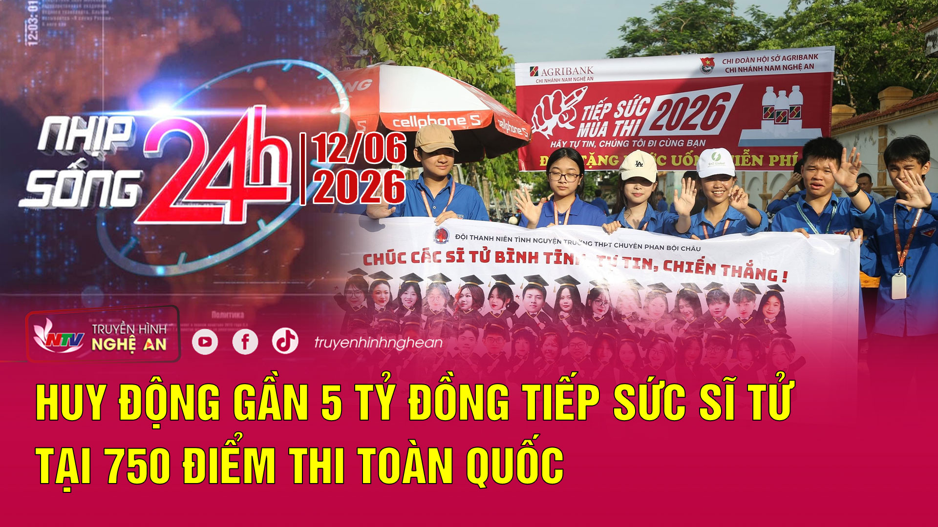 Bản tin Nhịp sống 24h - 12/06/2026