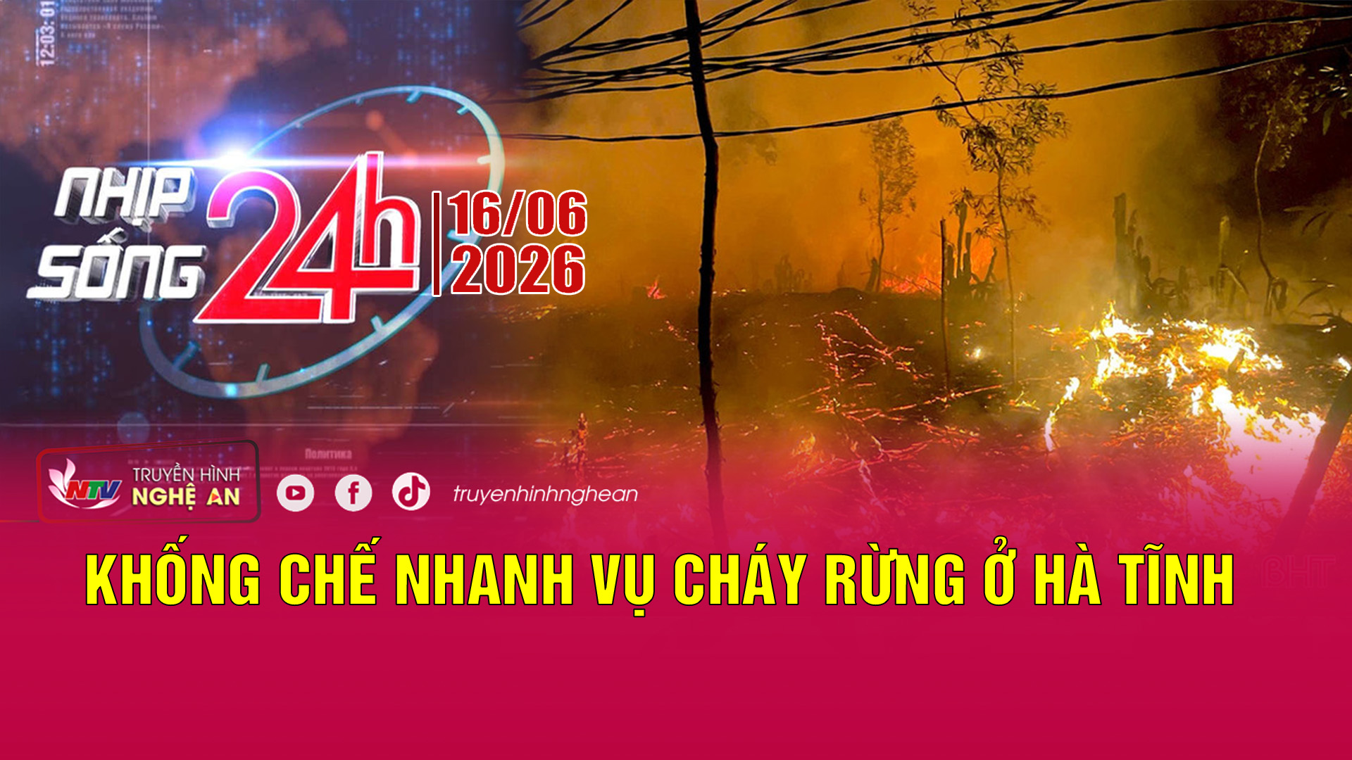 Bản tin Nhịp sống 24h - 16/06/2026