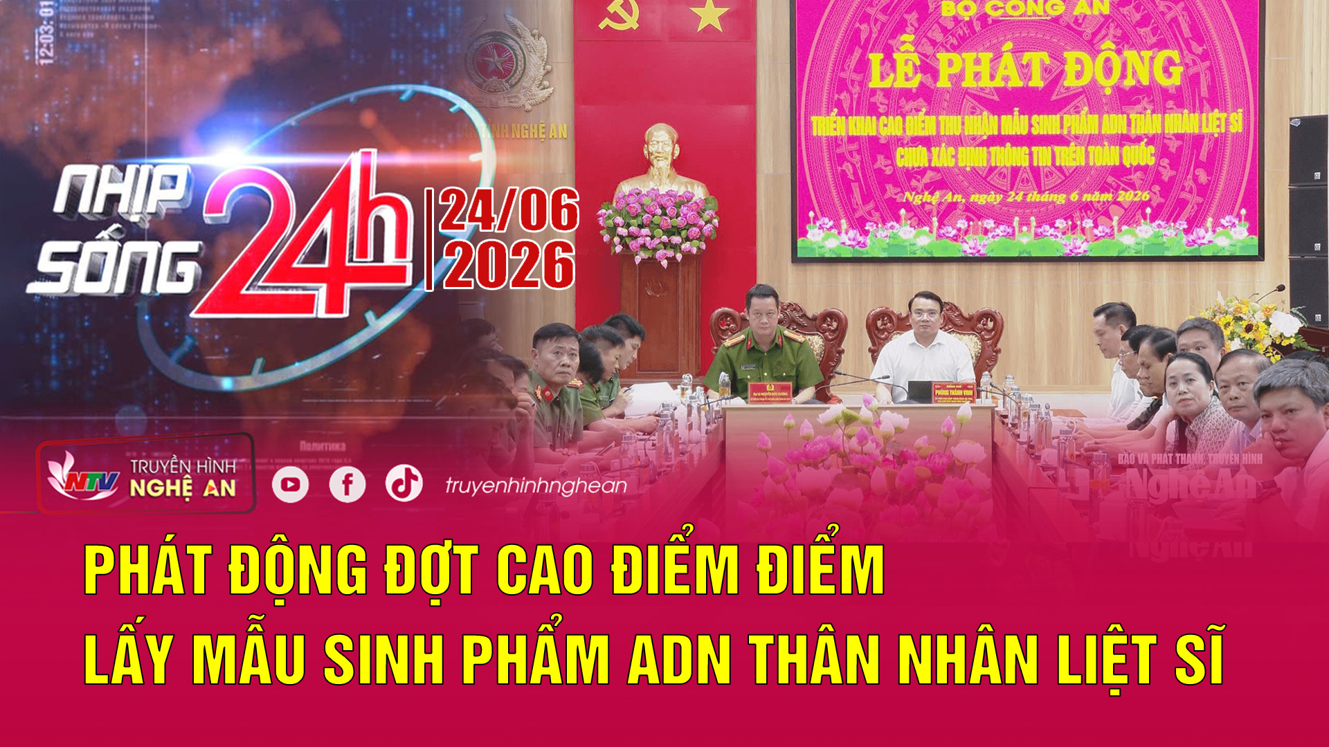 Bản tin Nhịp sống 24h - 24/06/2026