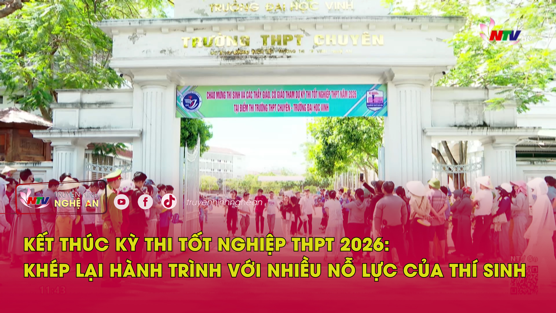 Kết thúc kỳ thi tốt nghiệp THPT 2026: Khép lại hành trình với nhiều nỗ lực của thí sinh