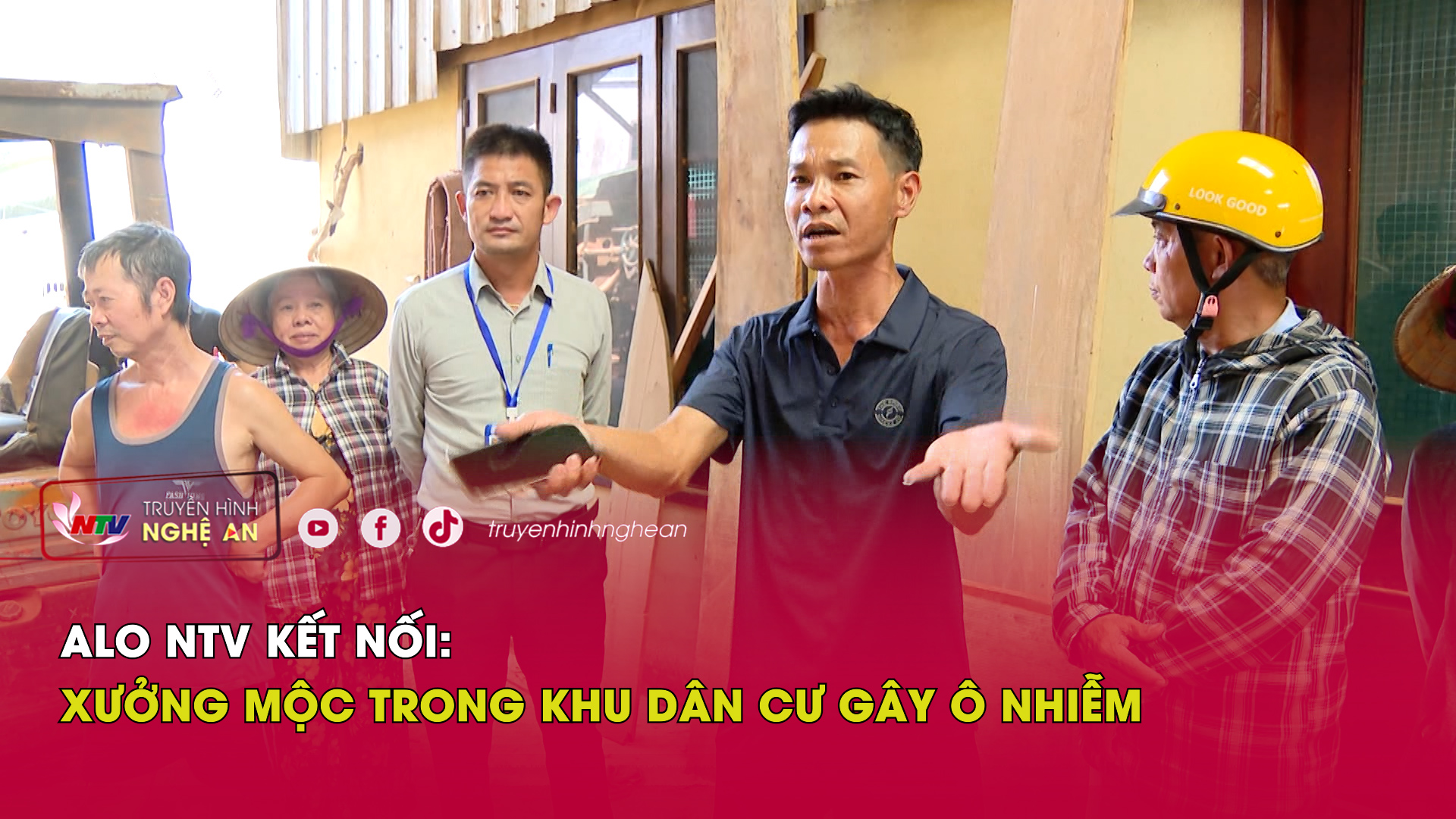 Alo NTV kết nối: Người dân bức xúc vì xưởng mộc trong khu dân cư gây ô nhiễm