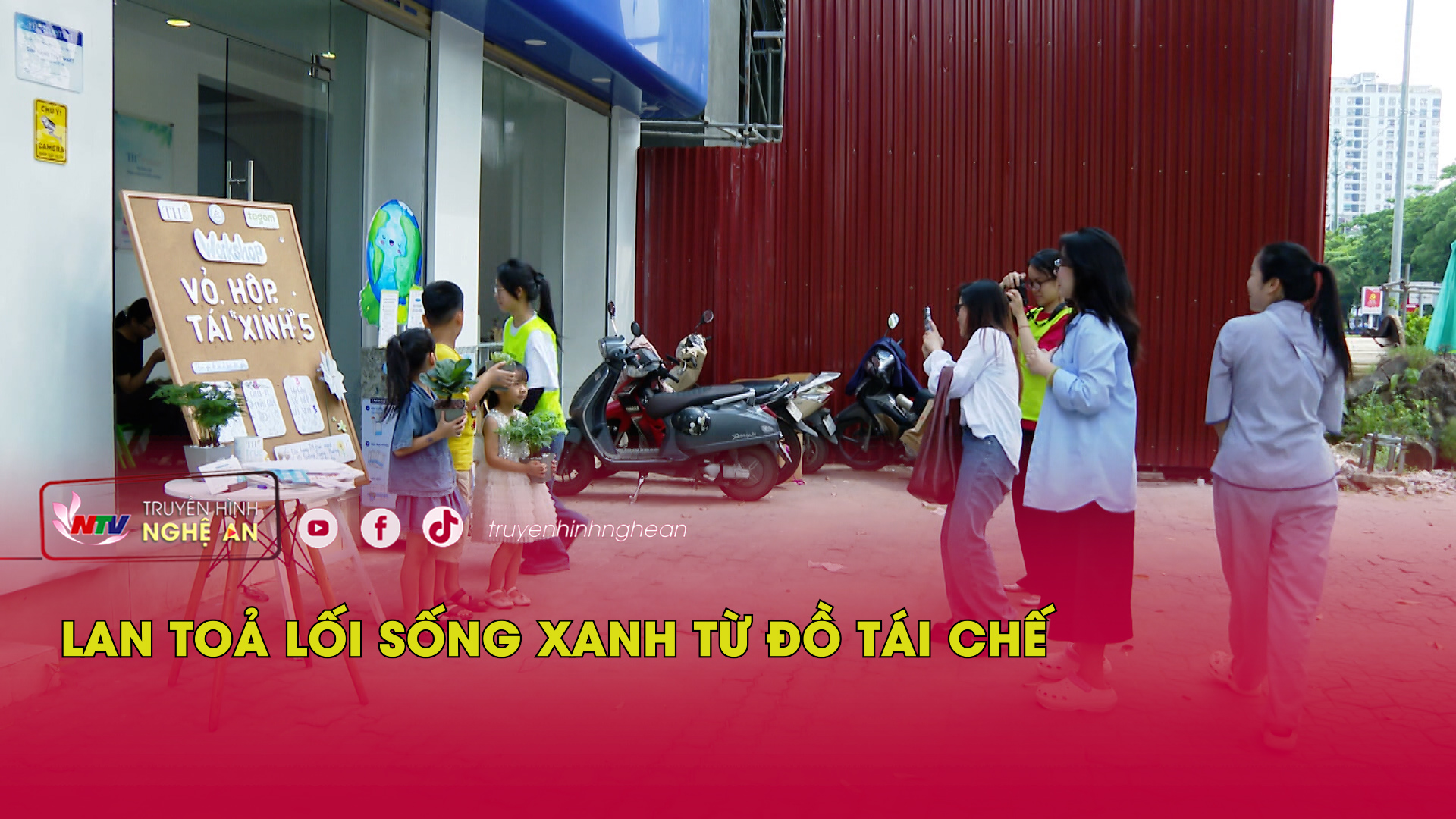 Lan toả lối sống xanh từ đồ tái chế